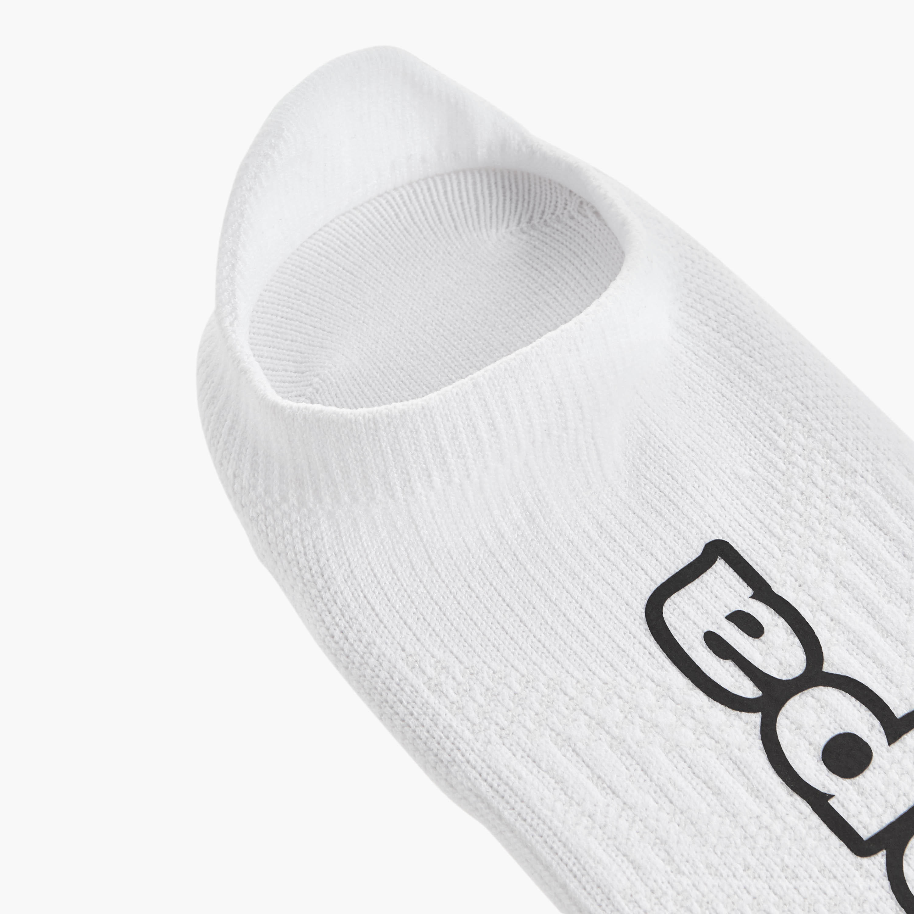 Kappa Logo Print Non Terry Trainer Socks - Set of 3-men-socks-image-5