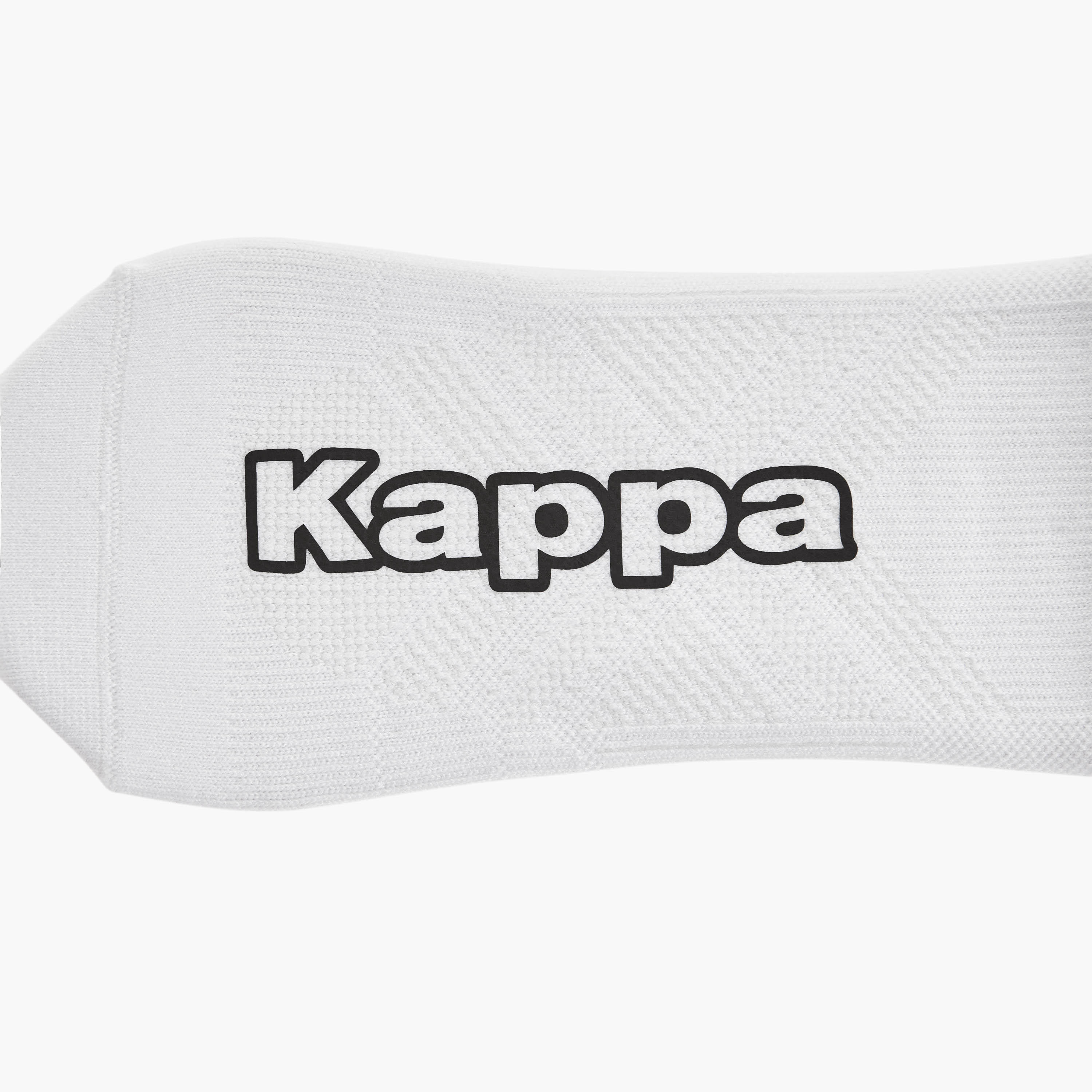Kappa Logo Print Non Terry Trainer Socks - Set of 3-men-socks-image-6