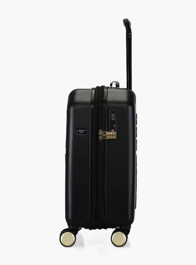 DKNY Textured Hardcase Luggage Trolley with Retractable Handle-travel-luggagesandbags-luggage-image-4