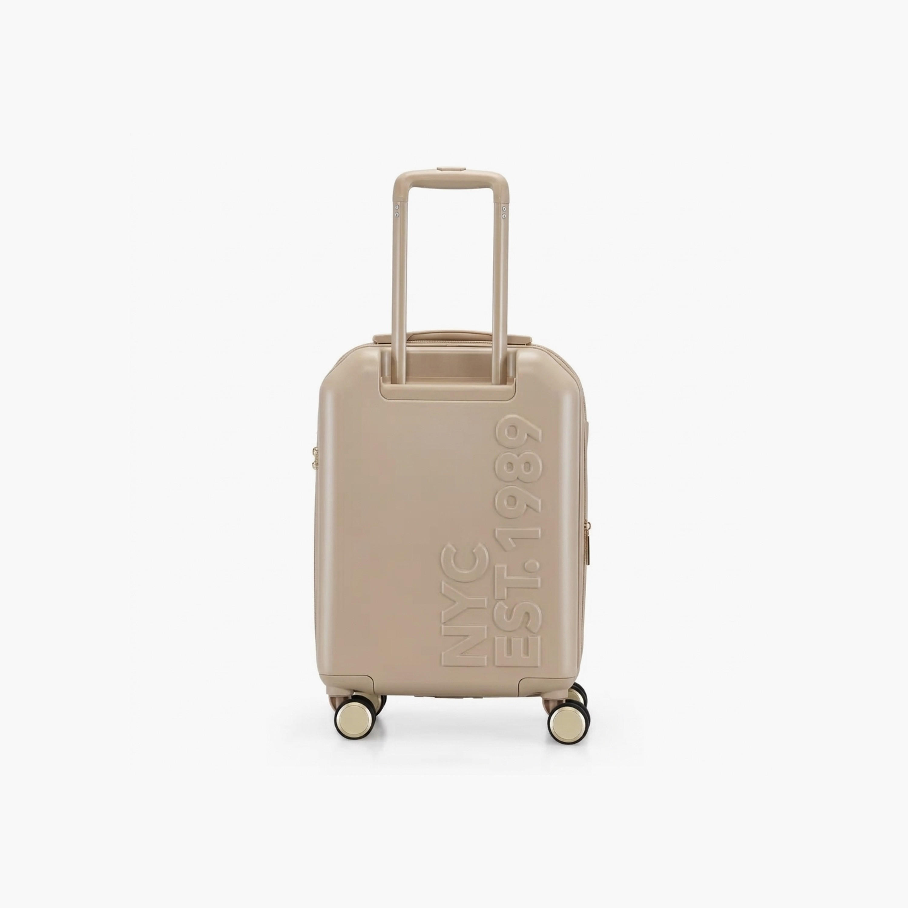 DKNY Textured Hardcase Luggage Trolley with Retractable Handle-travel-luggagesandbags-luggage-image-2