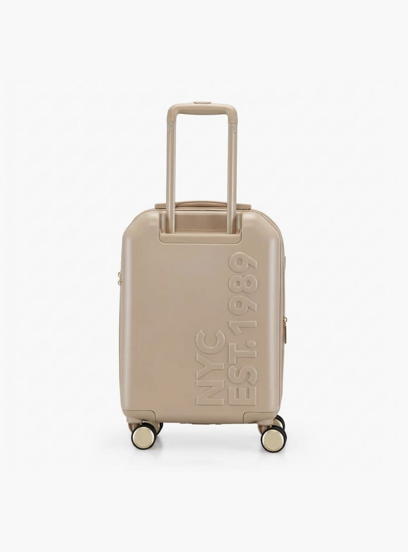 DKNY Textured Hardcase Luggage Trolley with Retractable Handle-travel-luggagesandbags-luggage-image-2