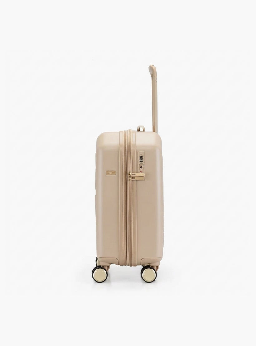 DKNY Textured Hardcase Luggage Trolley with Retractable Handle-travel-luggagesandbags-luggage-image-4