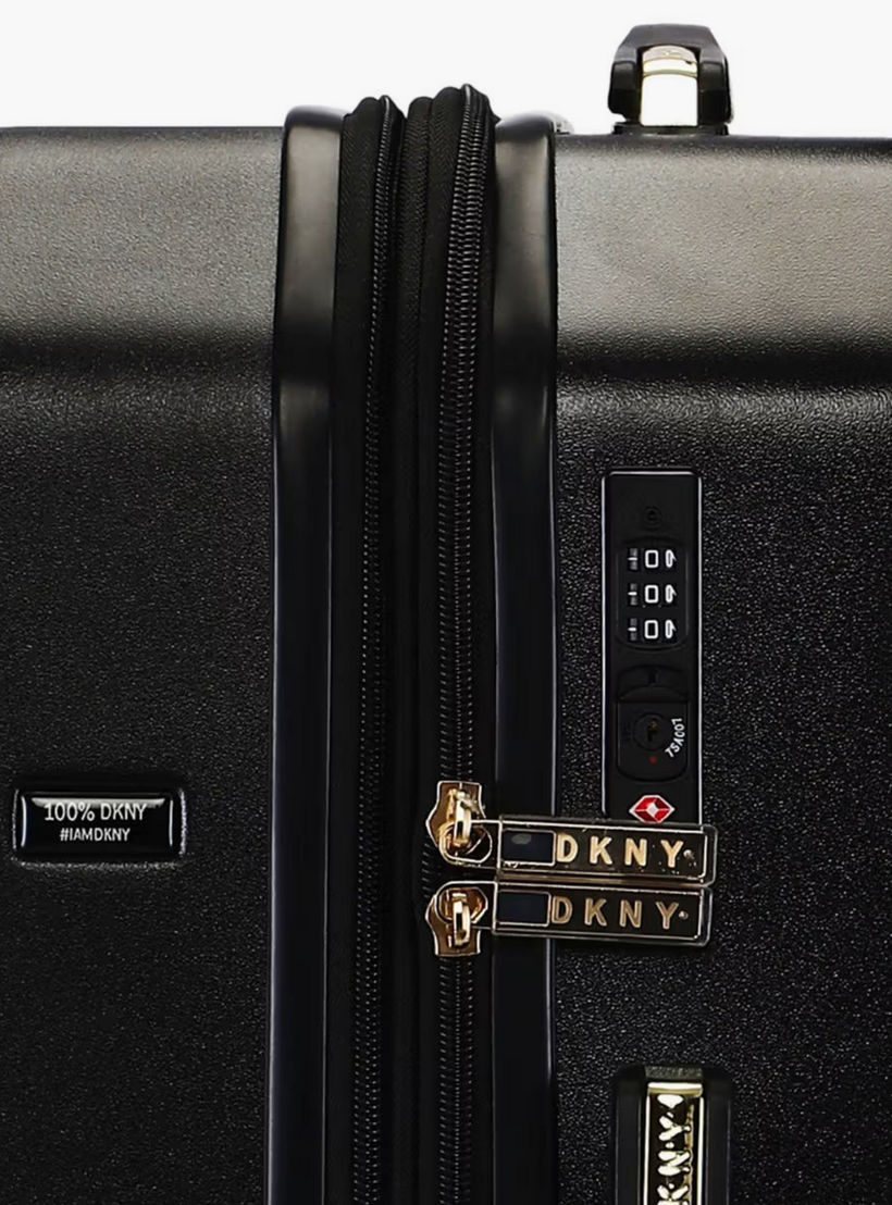 DKNY Textured Hardcase Luggage Trolley with Retractable Handle-travel-luggagesandbags-luggage-image-3