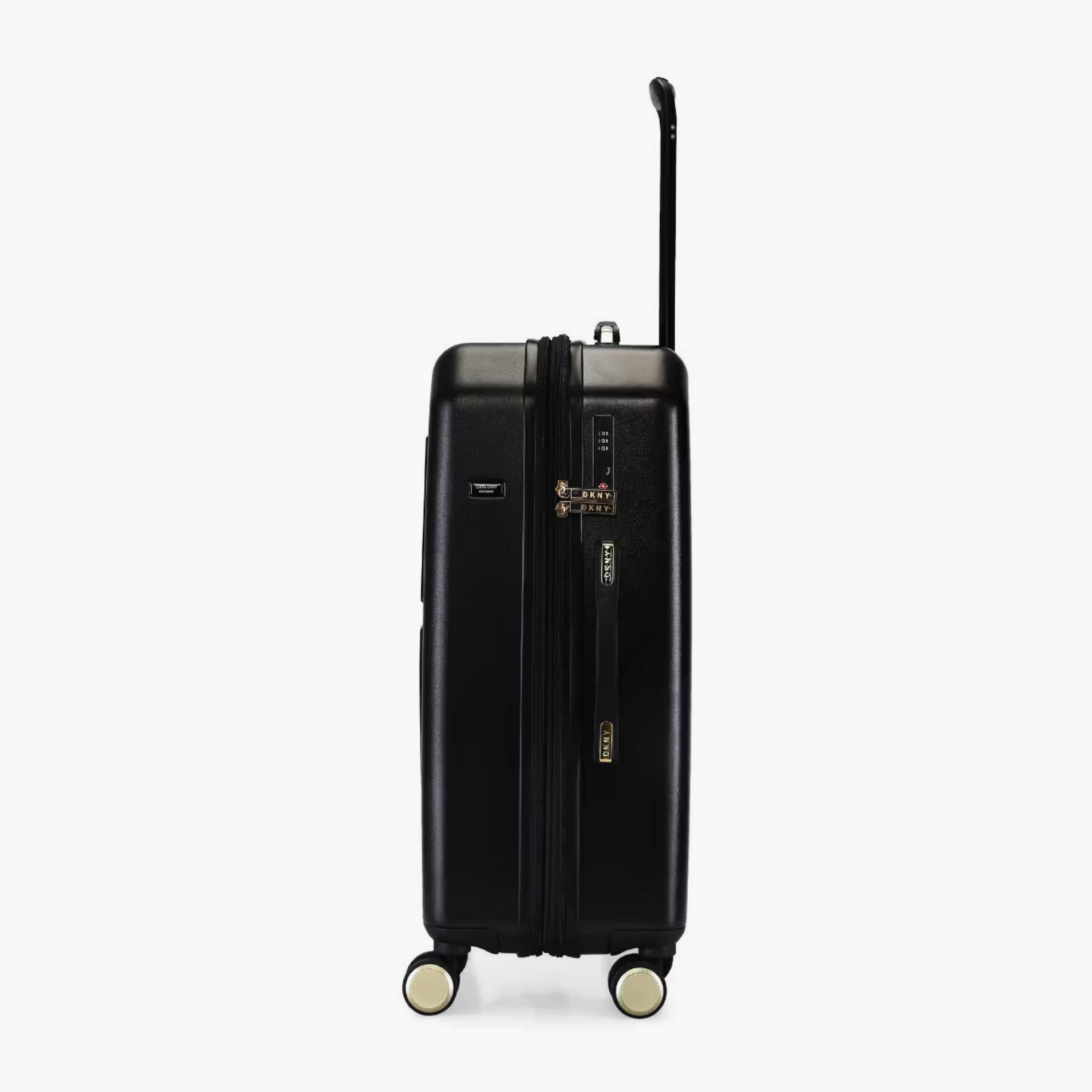 DKNY Textured Hardcase Luggage Trolley with Retractable Handle-travel-luggagesandbags-luggage-image-5