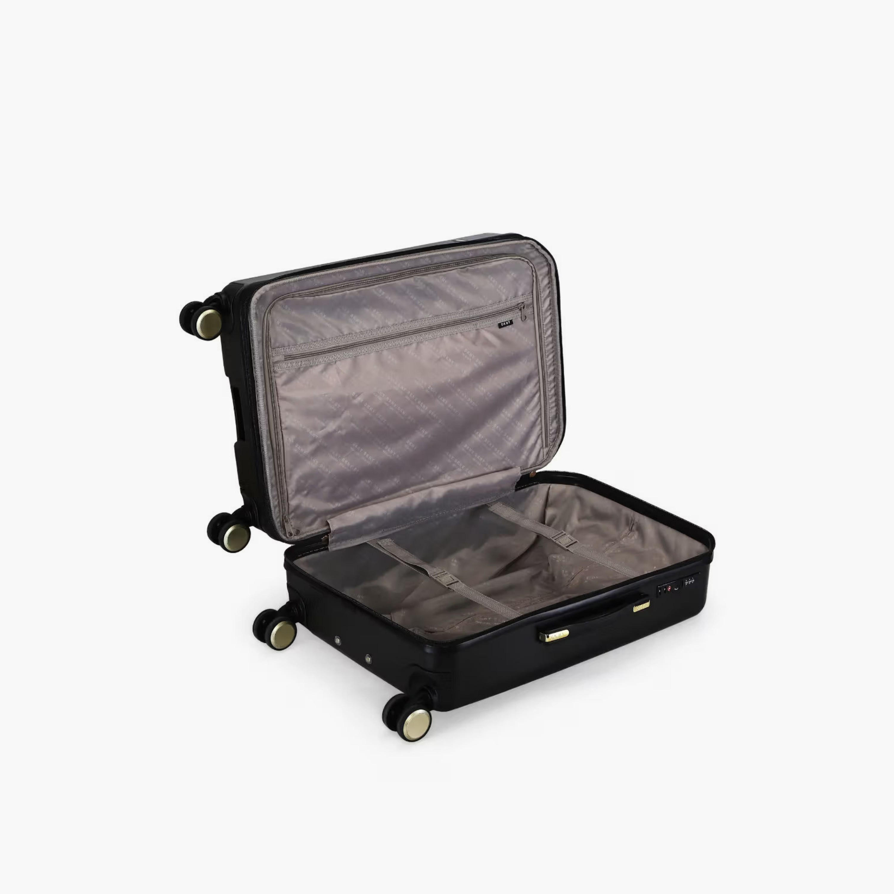 DKNY Textured Hardcase Luggage Trolley with Retractable Handle-travel-luggagesandbags-luggage-image-8