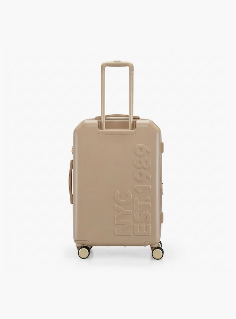 DKNY Textured Hardcase Luggage Trolley with Retractable Handle-travel-luggagesandbags-luggage-image-2