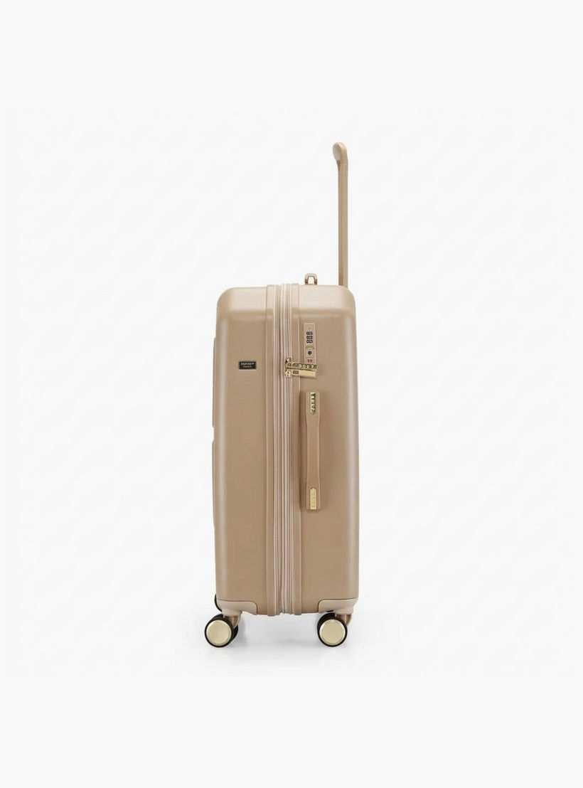 DKNY Textured Hardcase Luggage Trolley with Retractable Handle-travel-luggagesandbags-luggage-image-4