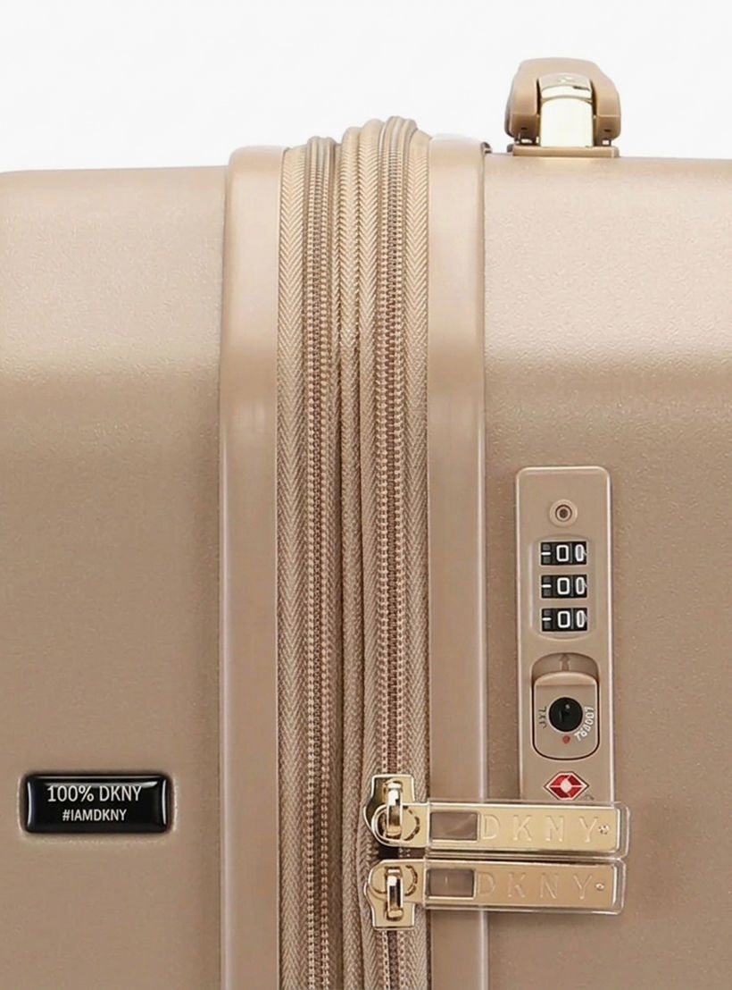 DKNY Textured Hardcase Luggage Trolley with Retractable Handle-travel-luggagesandbags-luggage-image-5