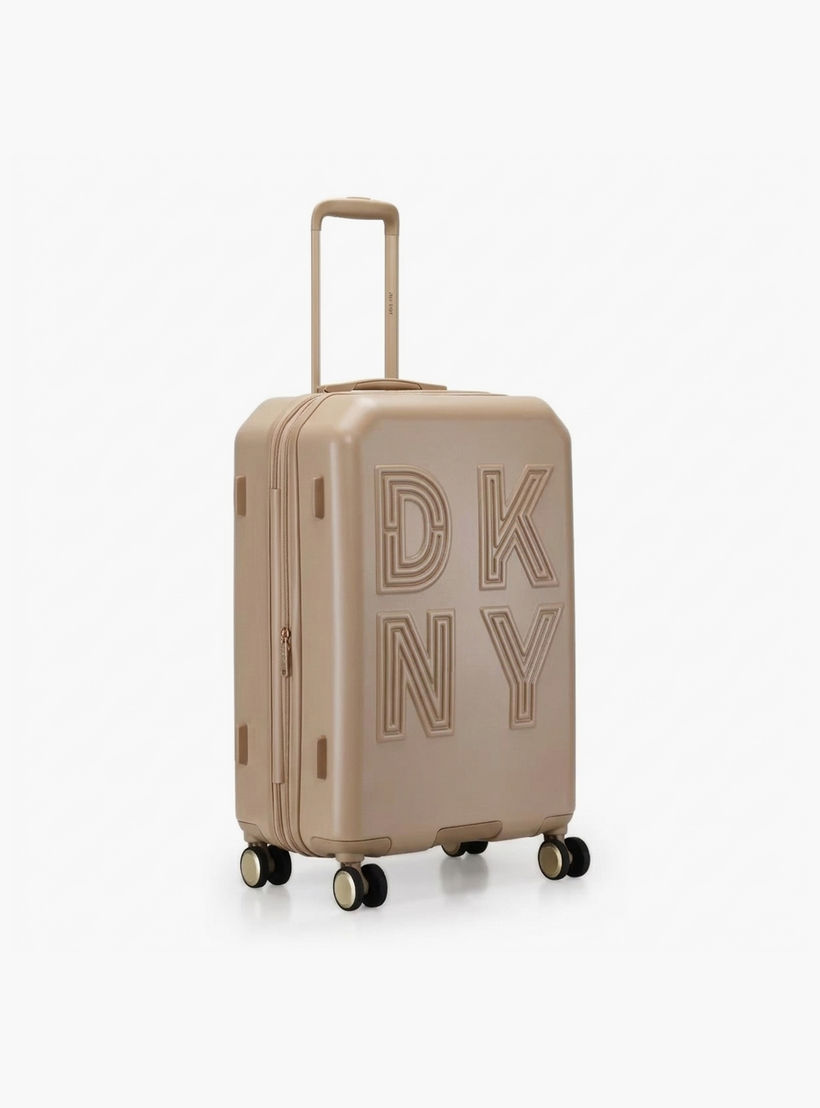 DKNY Textured Hardcase Luggage Trolley with Retractable Handle-travel-luggagesandbags-luggage-image-6