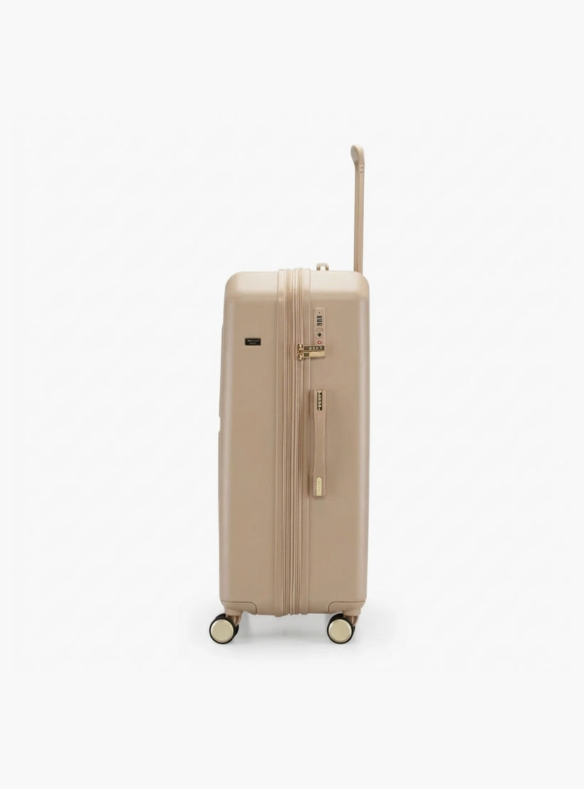 DKNY Textured Hardcase Luggage Trolley with Retractable Handle-travel-luggagesandbags-luggage-image-4