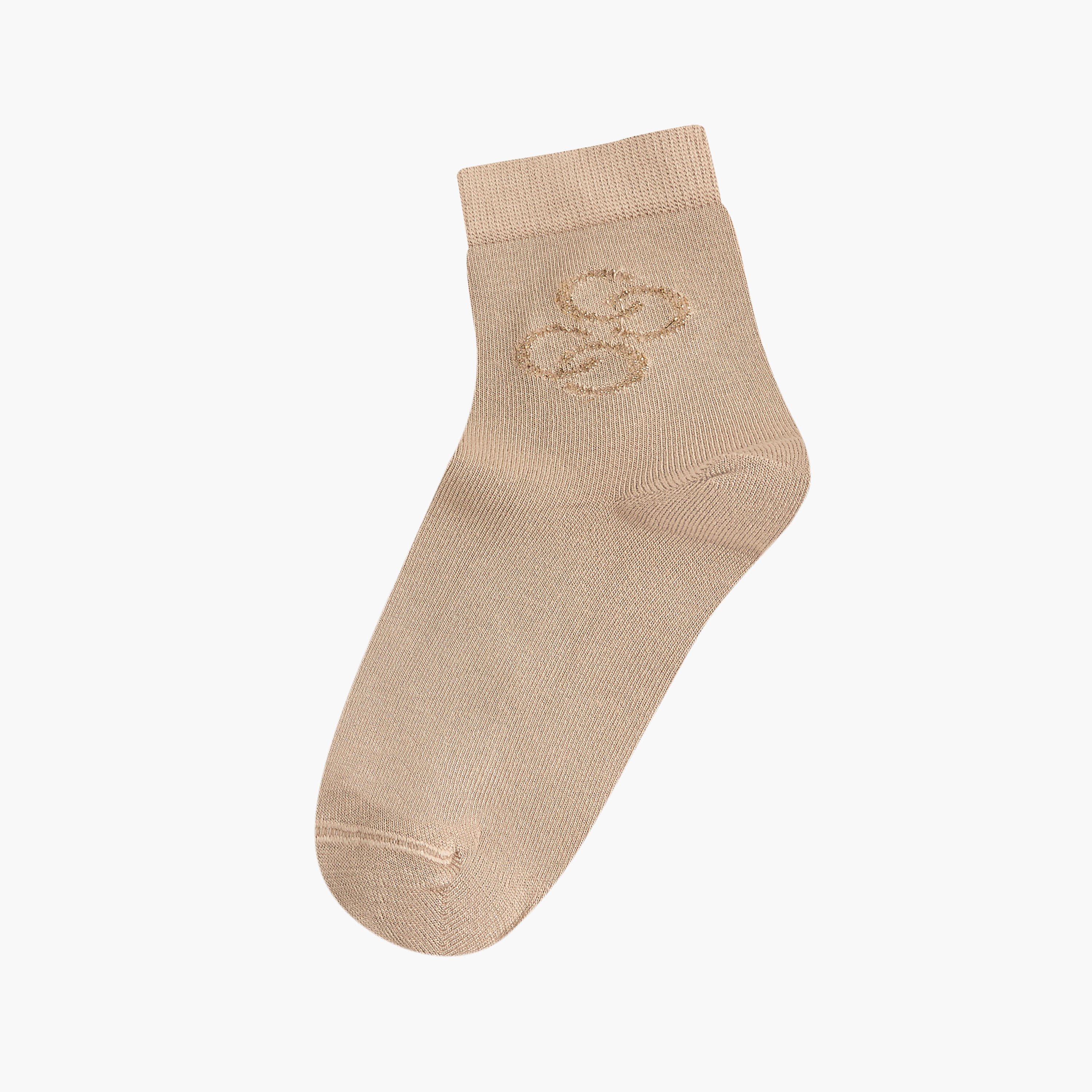 Celeste Textured Non Terry Ankle Length Socks - Set of 3-women-socksandstockings-image-2