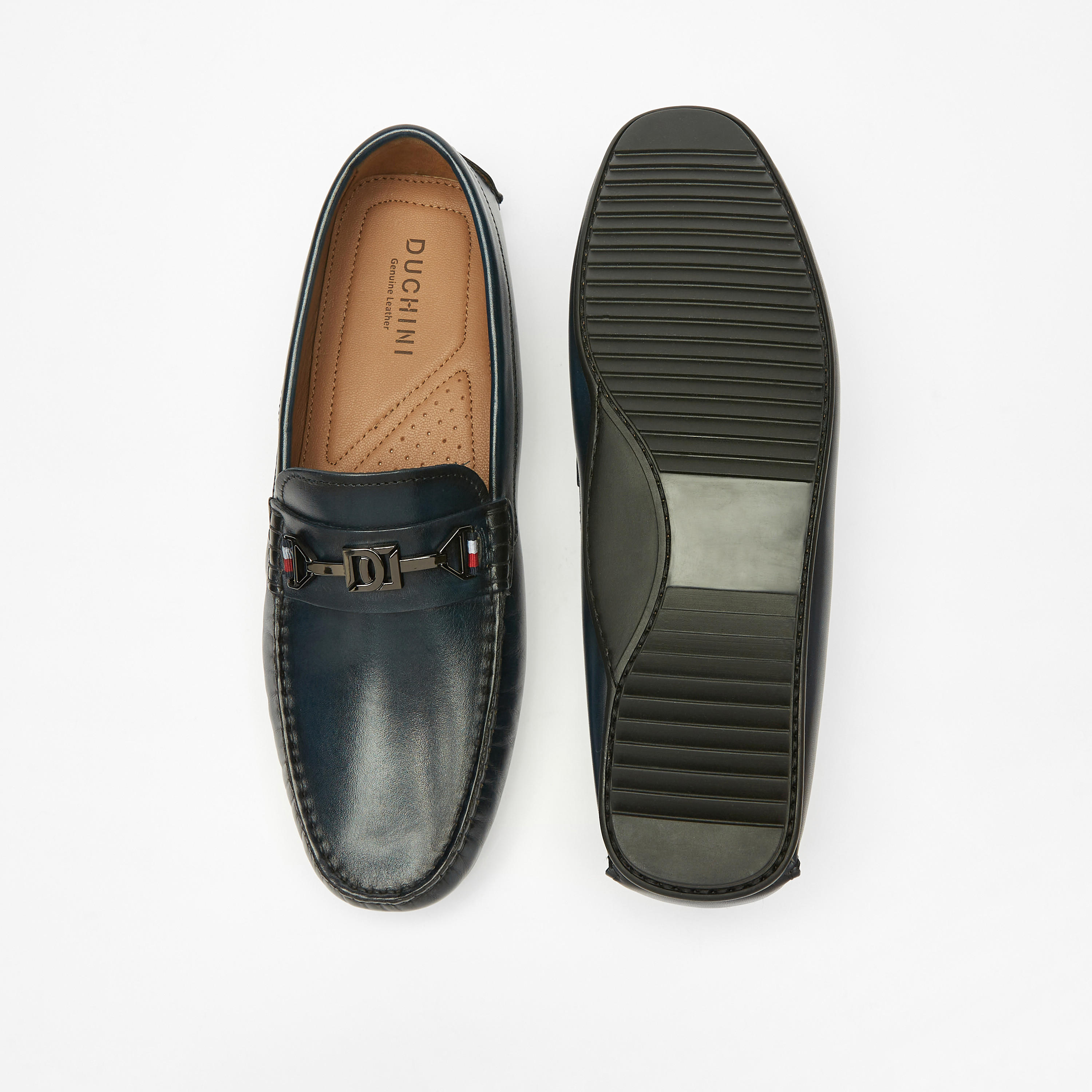 Duchini Men's Metal Accent Moccasins-men-shoes-loafersandmoccasins-image-4