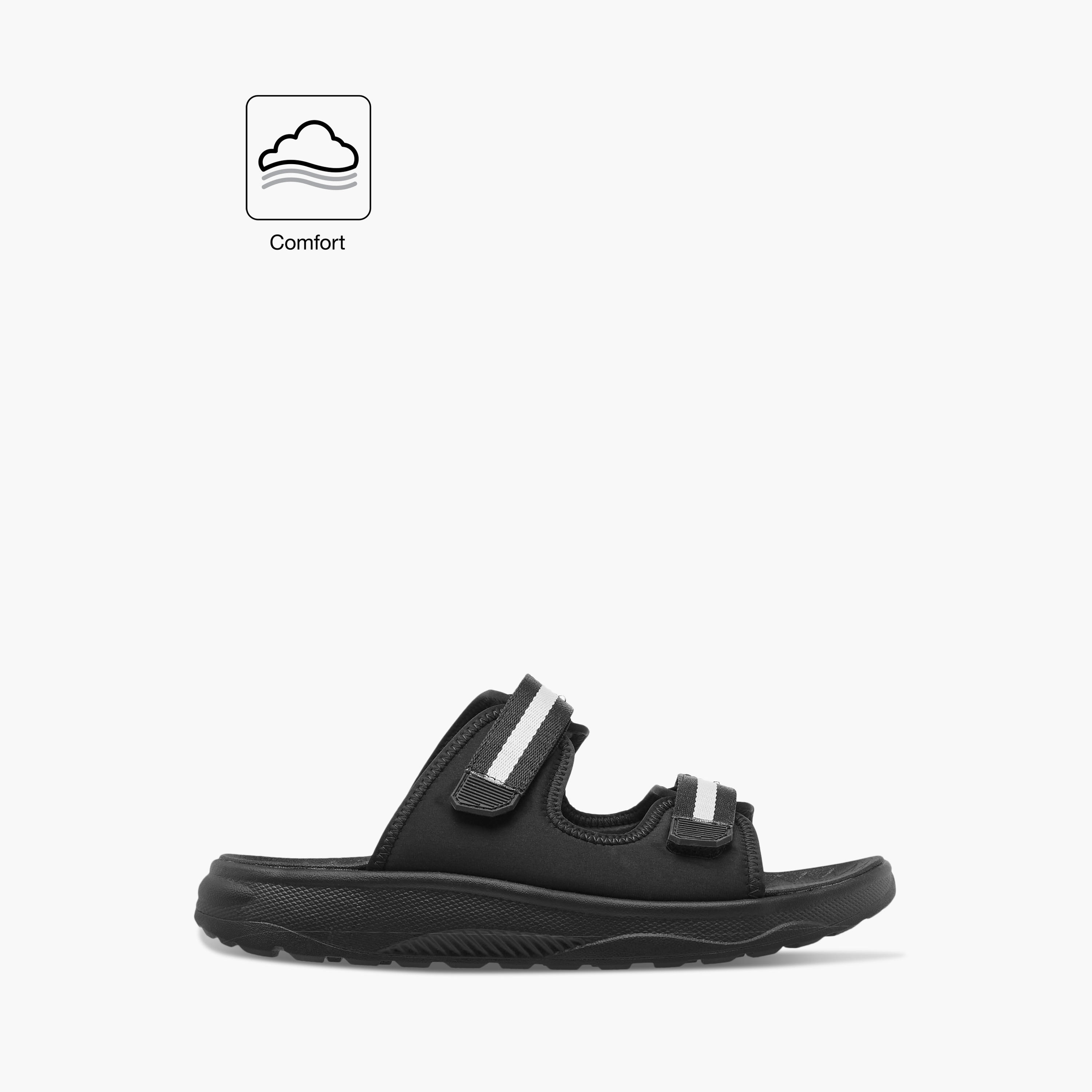 Le Confort Solid Slip-On Comfort Sandals-men-shoes-sandals-image-2