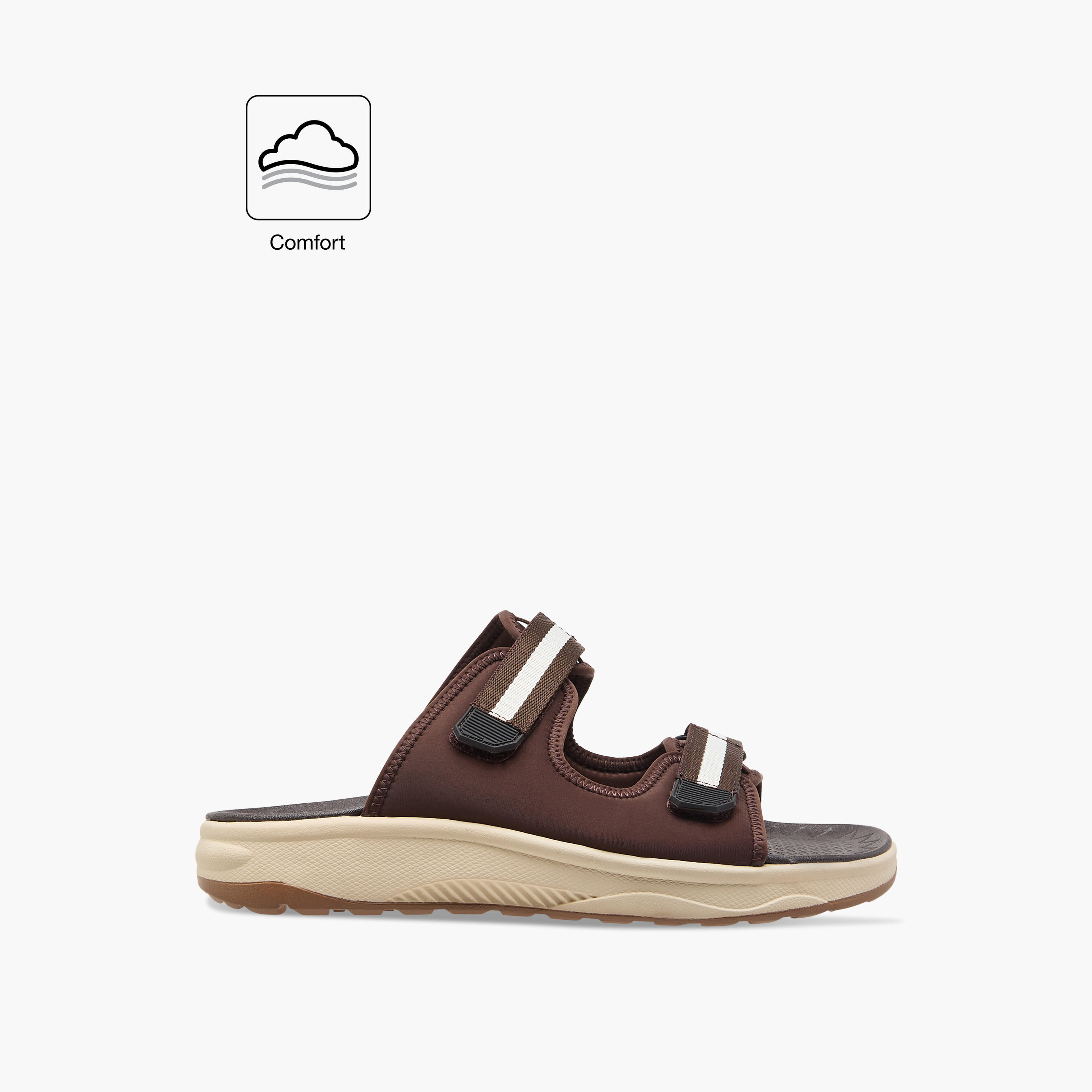 Le Confort Solid Slip-On Comfort Sandals-men-shoes-sandals-image-2