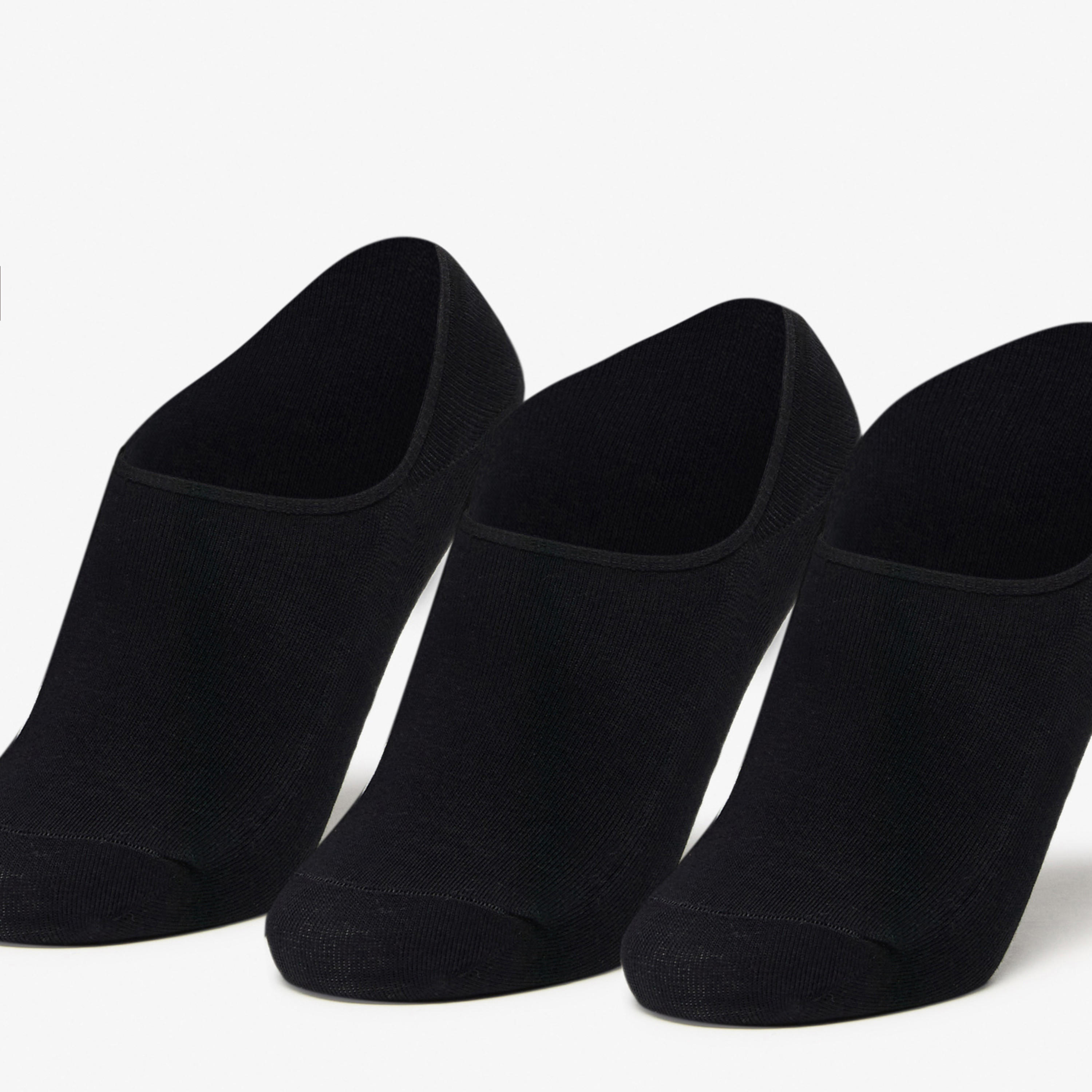 Flora Bella Solid No Show Socks - Set of 3-women-socksandstockings-image-2
