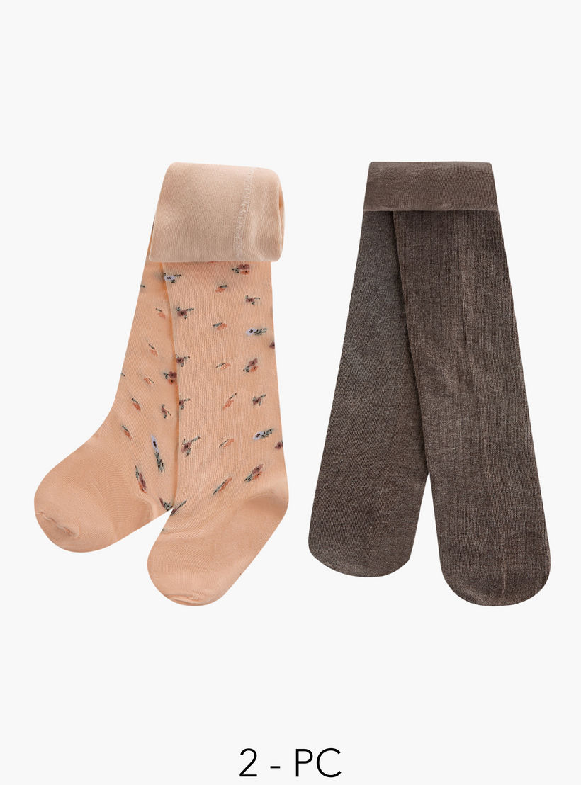 سراويل تحتانية متنوعة من ليتل ميسي- طقم من قطعتين-girls-accessories-socks-image-1