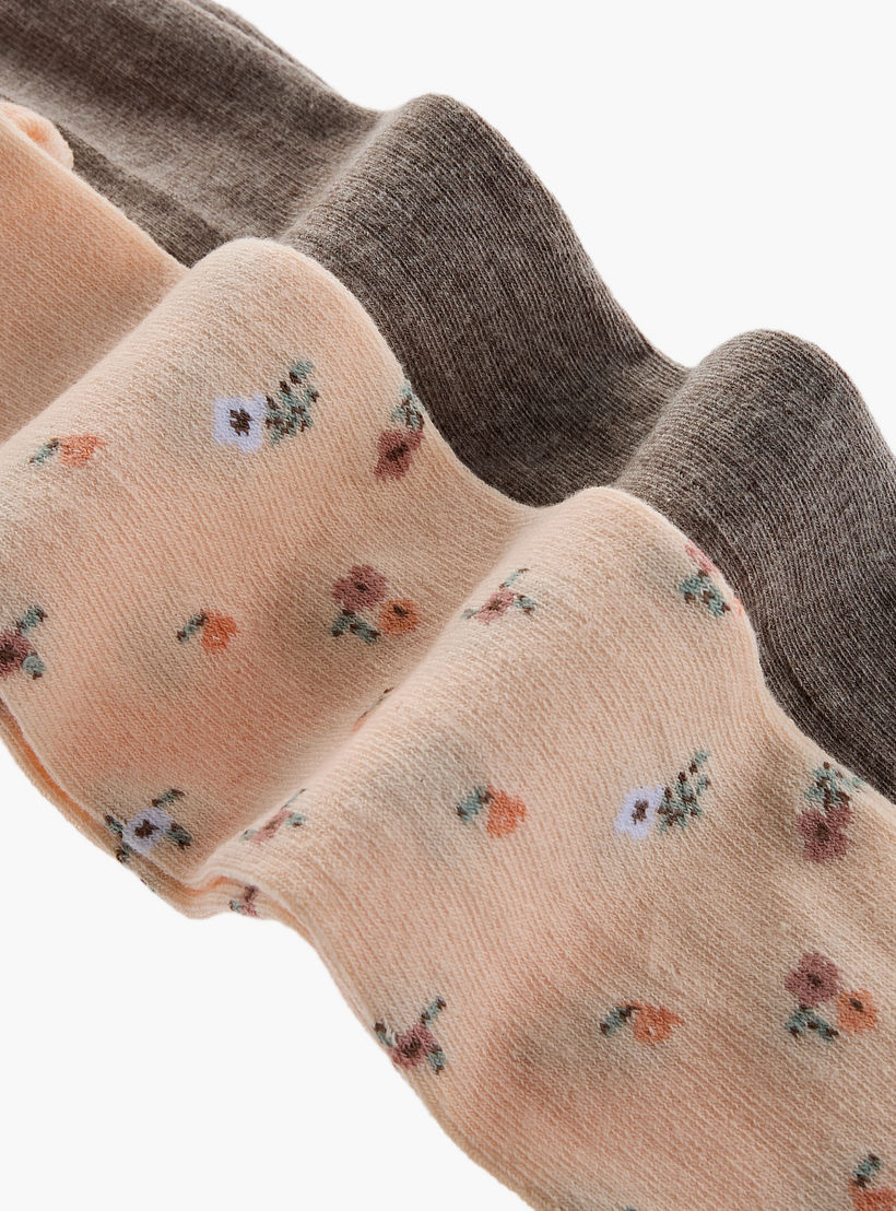 سراويل تحتانية متنوعة من ليتل ميسي- طقم من قطعتين-girls-accessories-socks-image-4