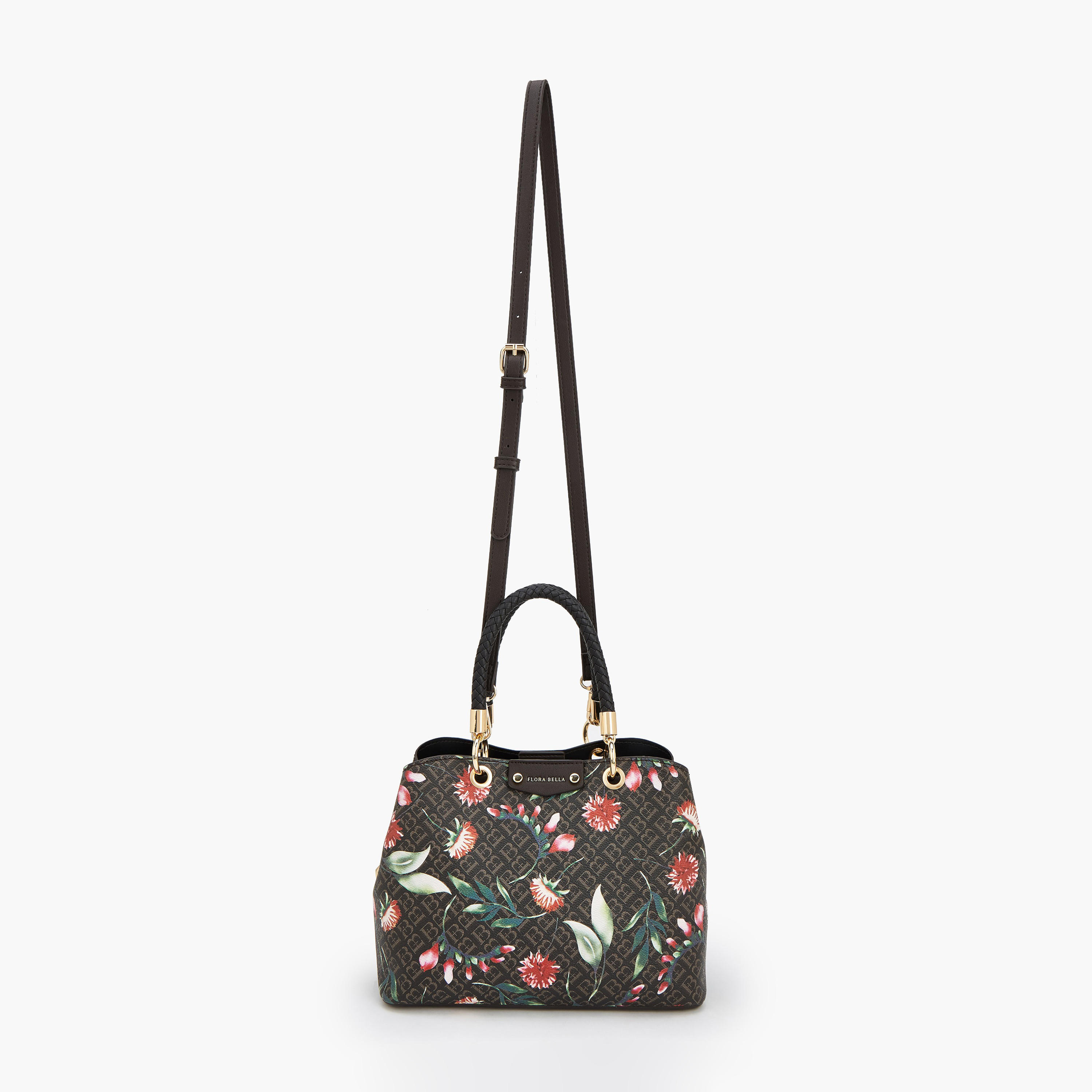شنطة توتي بمقابض مزدوجة وطبعات مونوجرام زهرية من فلورا بيلا-women-bagsandwallets-handbags-image-3