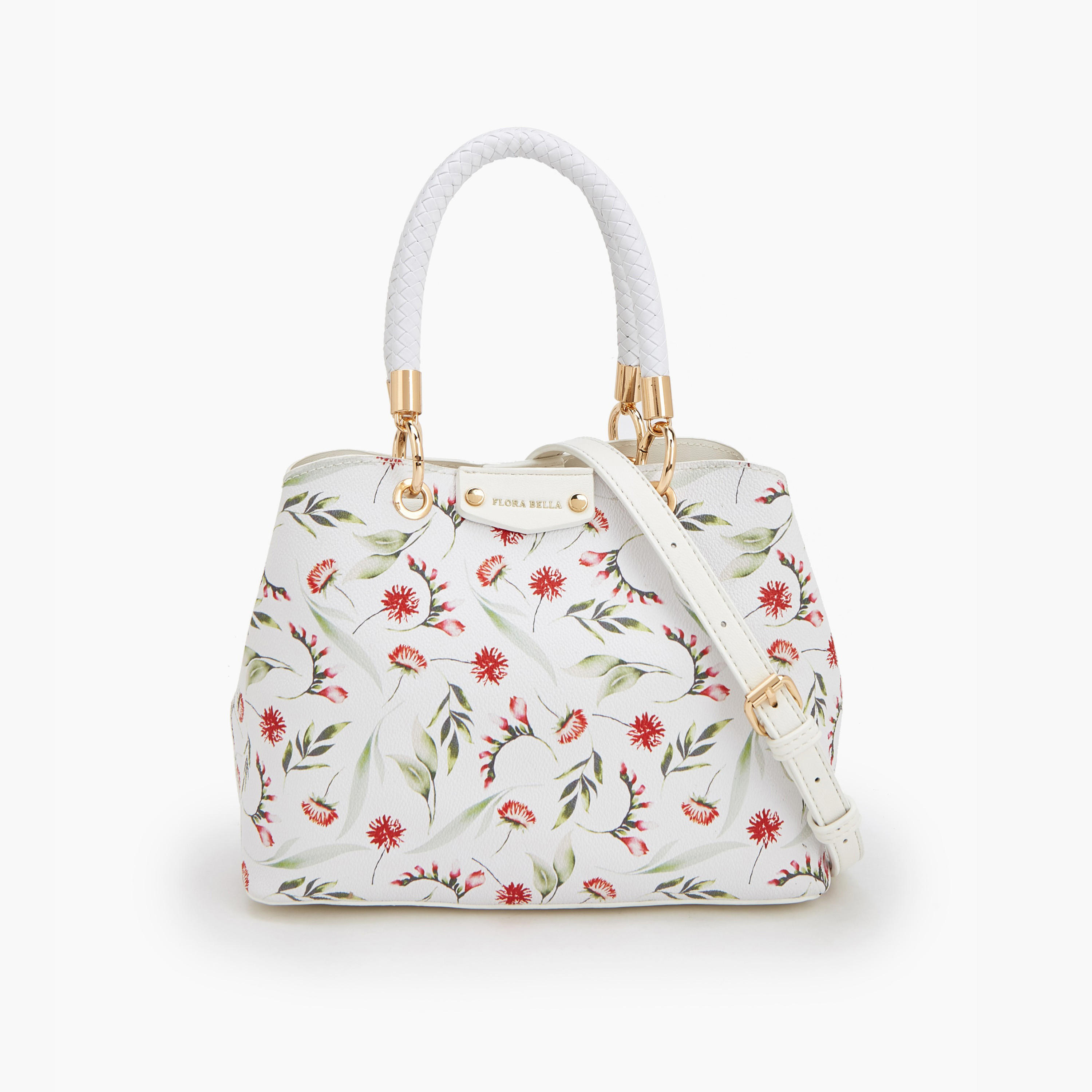 Flora Bella Floral Print Tote Bag with Double Handles-women-bagsandwallets-handbags-image-1