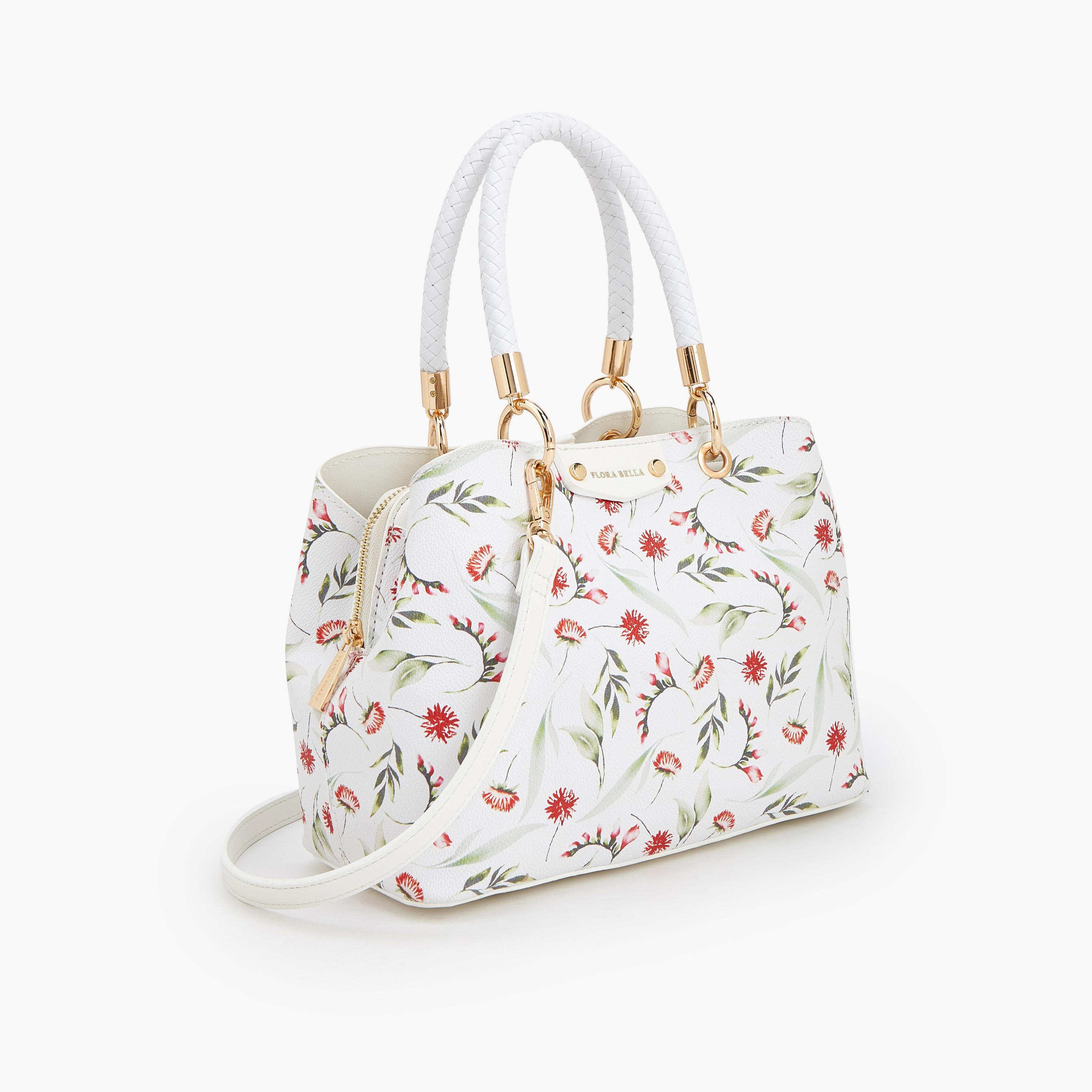 Flora Bella Floral Print Tote Bag with Double Handles-women-bagsandwallets-handbags-image-4