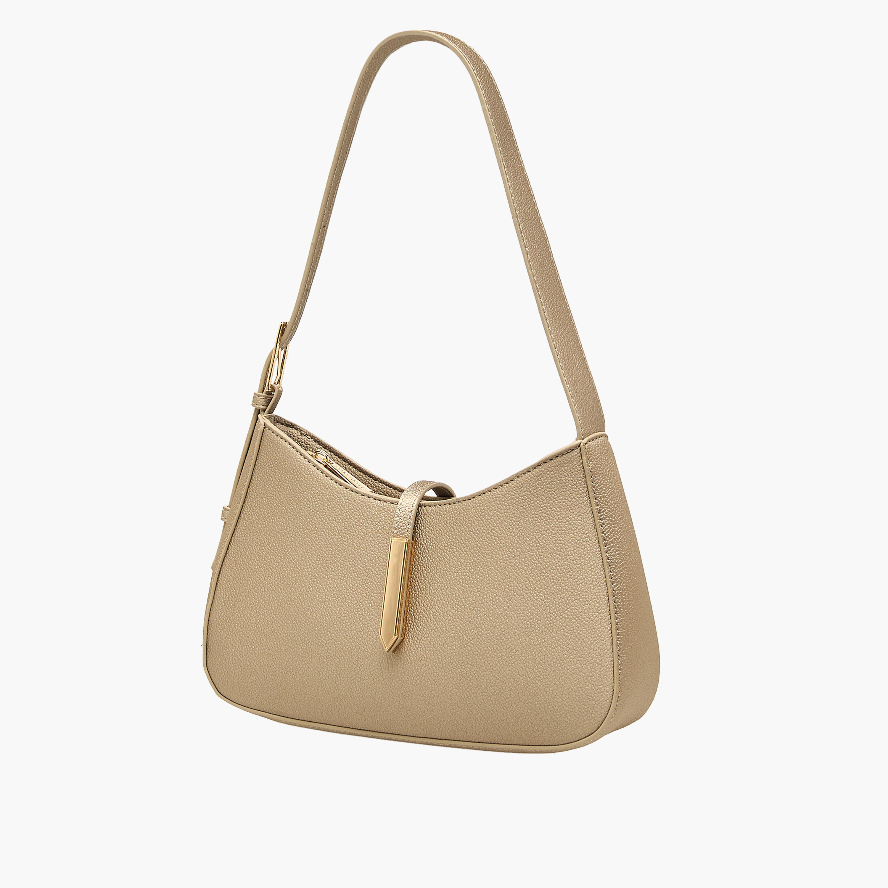 Flora Bella Solid Shoulder Bag with Zip Closure-women-bagsandwallets-handbags-image-3