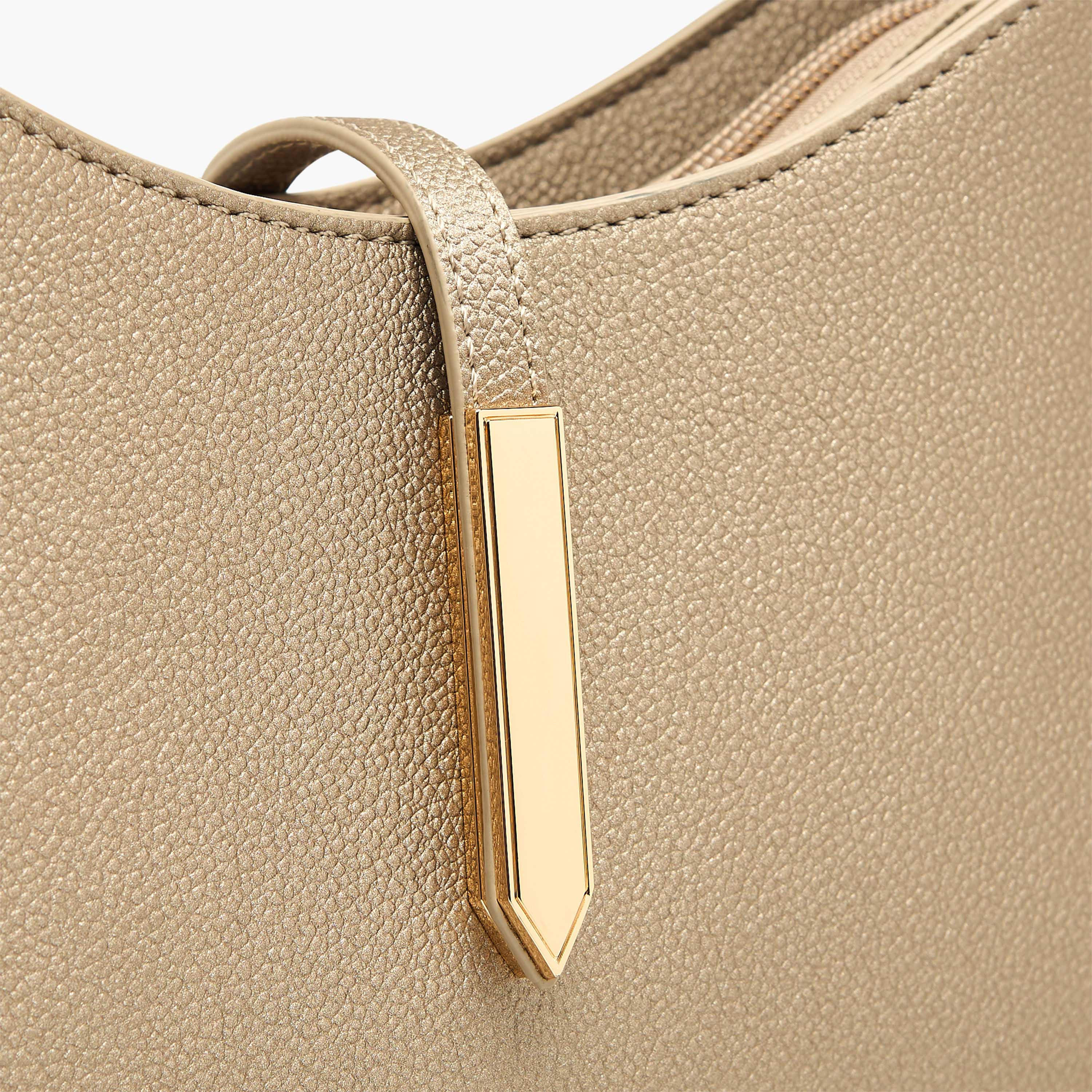 Flora Bella Solid Shoulder Bag with Zip Closure-women-bagsandwallets-handbags-image-5