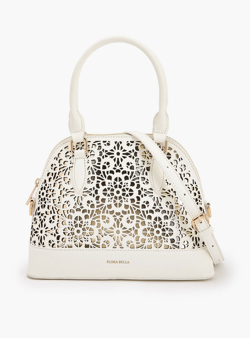 شنطة كروس بودي بتصاميم مفرغة وحزام كتف قابل للفصل من فلورا بيلا-women-bagsandwallets-handbags-image-1