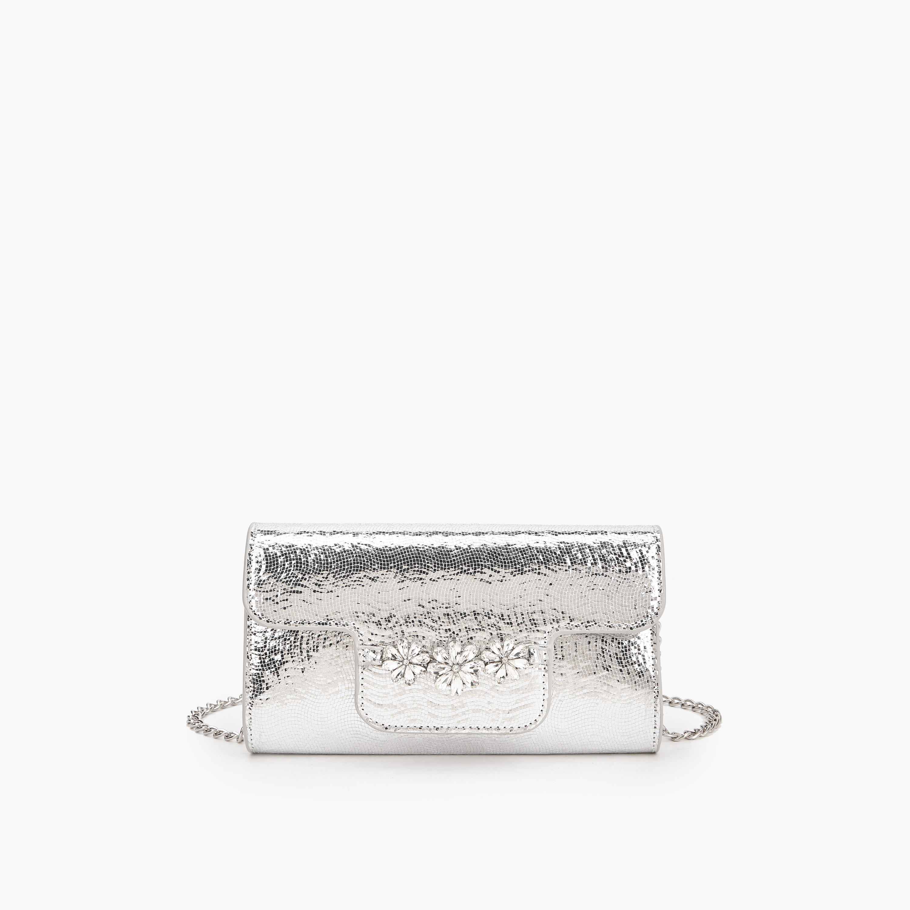 شنطة كلاتش مزيّنة مع حزام سلسلة من فلورا بيلا-women-bagsandwallets-handbags-image-1
