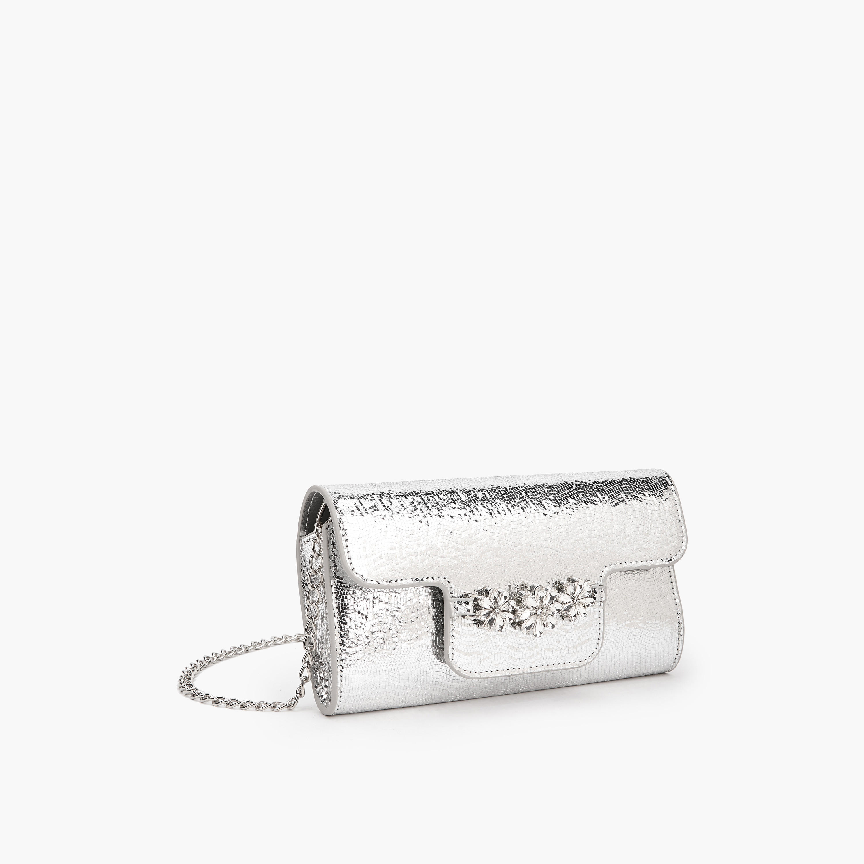 شنطة كلاتش مزيّنة مع حزام سلسلة من فلورا بيلا-women-bagsandwallets-handbags-image-3