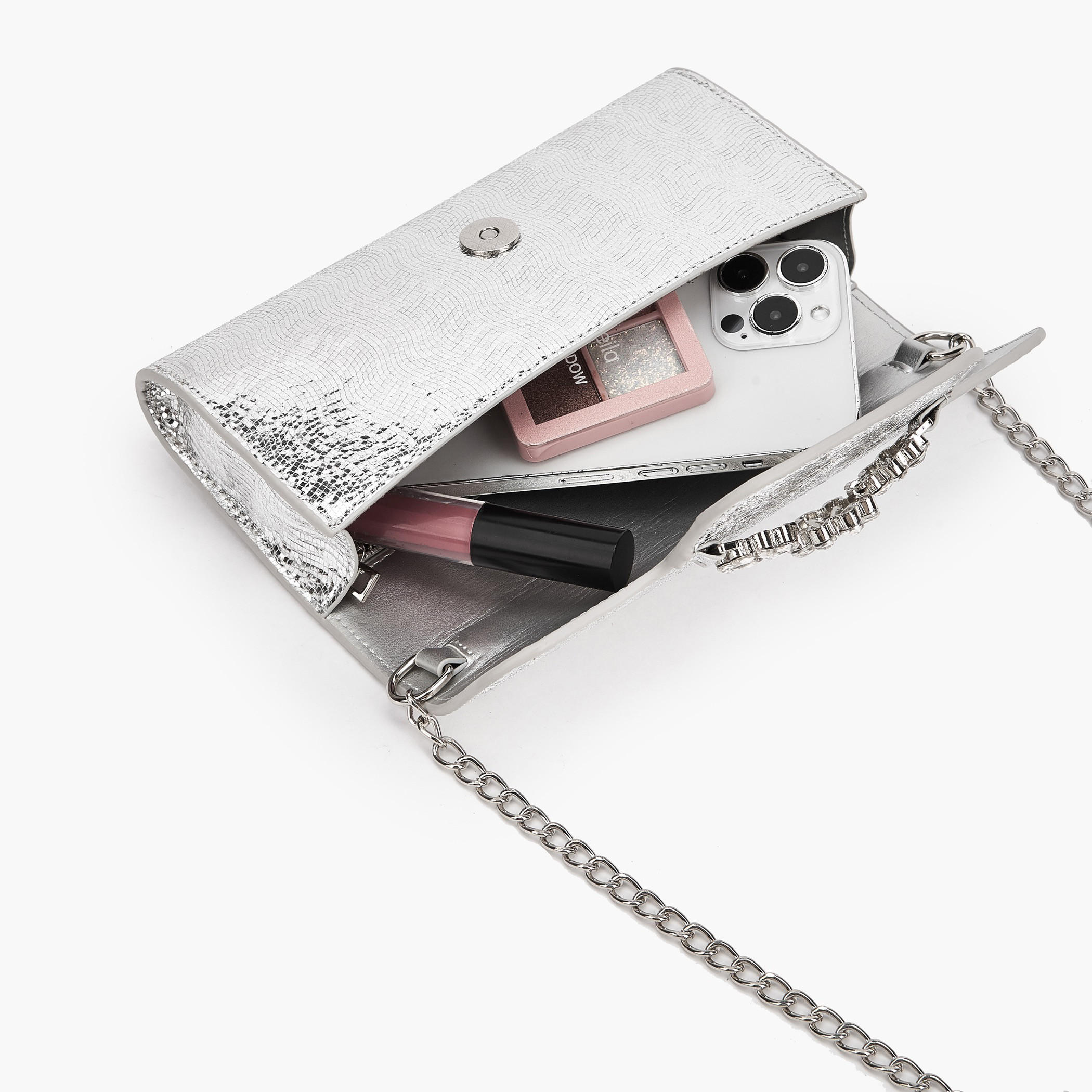 شنطة كلاتش مزيّنة مع حزام سلسلة من فلورا بيلا-women-bagsandwallets-handbags-image-7