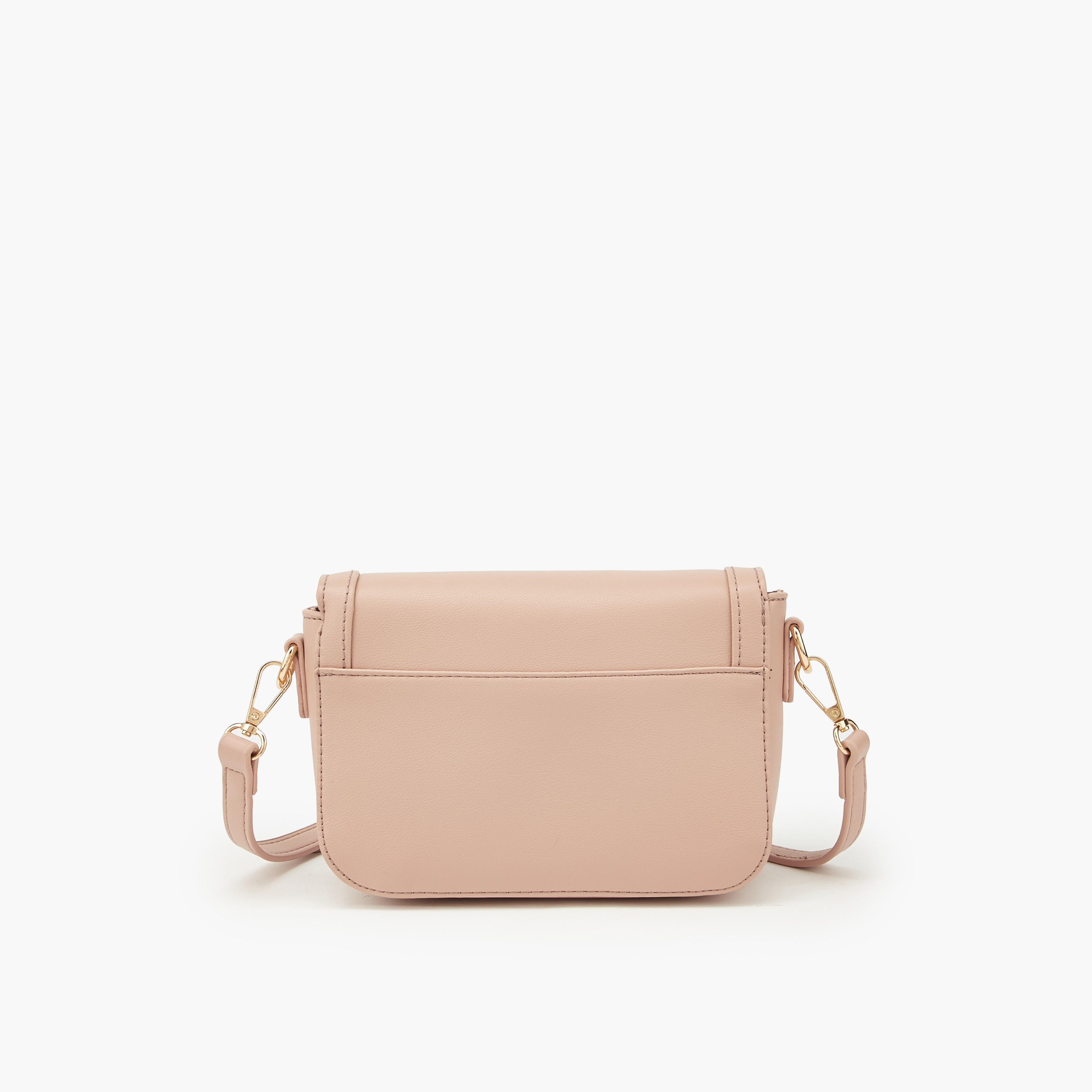 شنطة كروس بودي بلون سادة وحزام قابل للفصل من فلورا بيلا-women-bagsandwallets-handbags-image-5