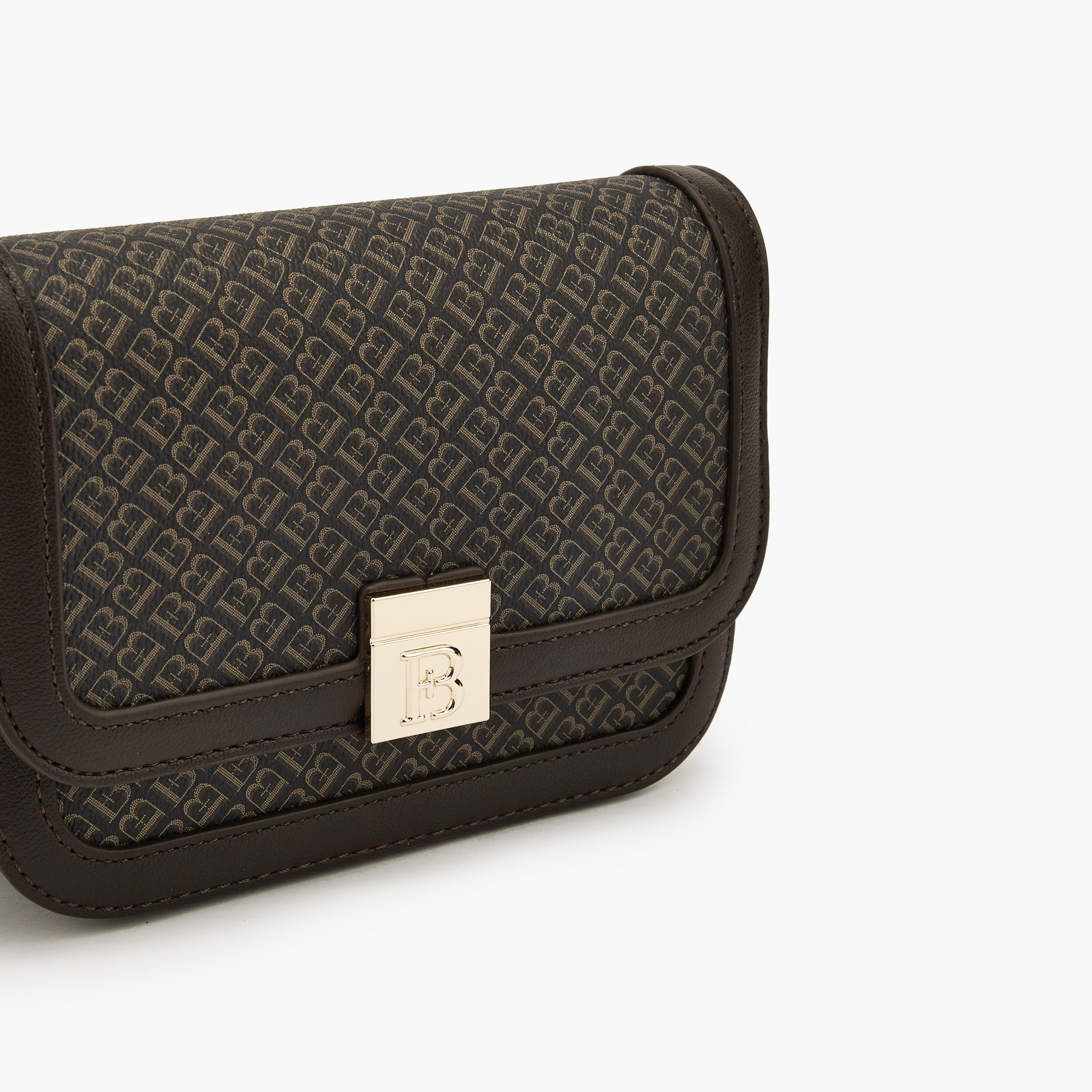 شنطة كروس بودي طبعة المونوغرام وحزام قابل للفصل من فلورا بيلا-women-bagsandwallets-handbags-image-5