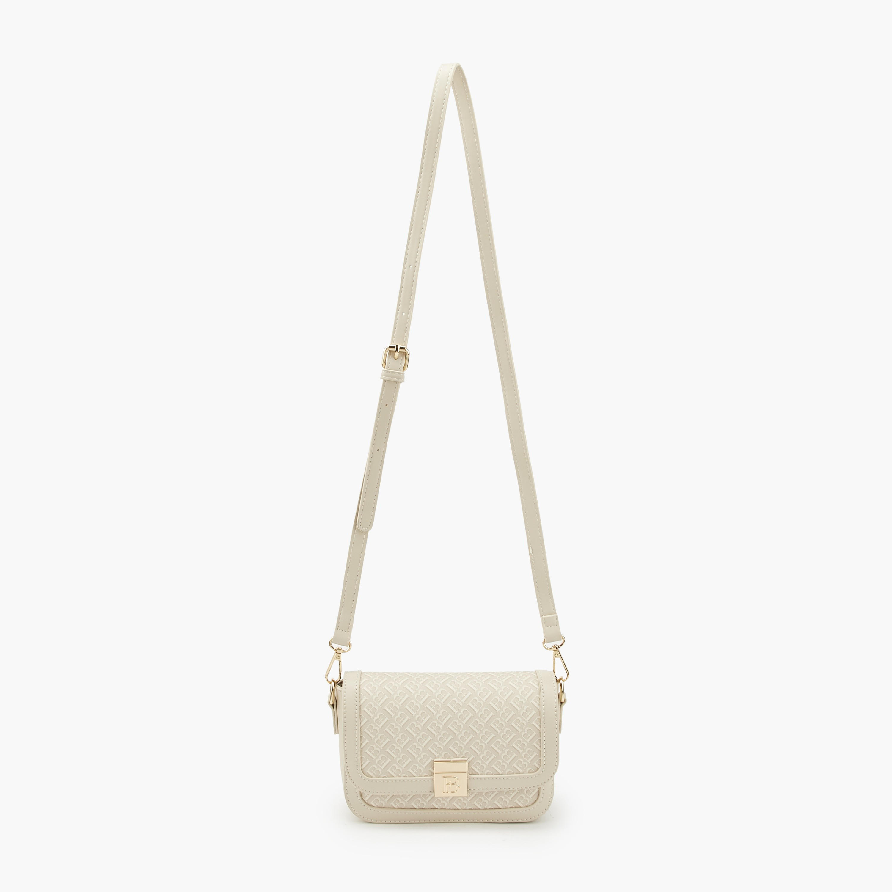 شنطة كروس بودي طبعة المونوغرام وحزام قابل للفصل من فلورا بيلا-women-bagsandwallets-handbags-image-2