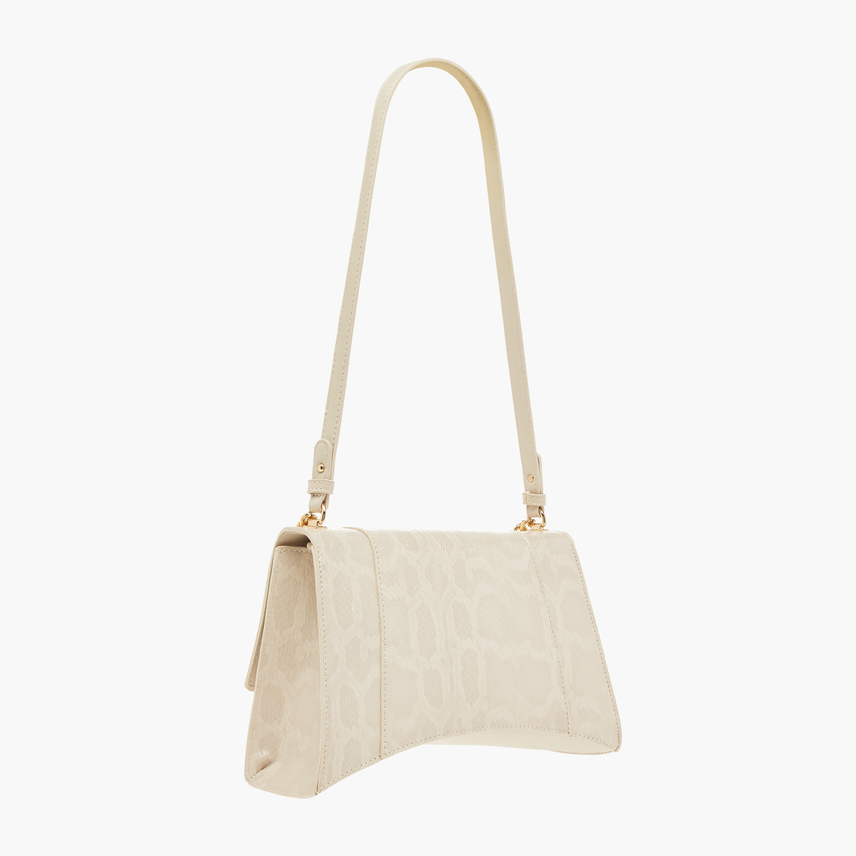 Flora Bella Textured Shoulder Bag with Chain Strap and Button Closure-women-bagsandwallets-handbags-image-2