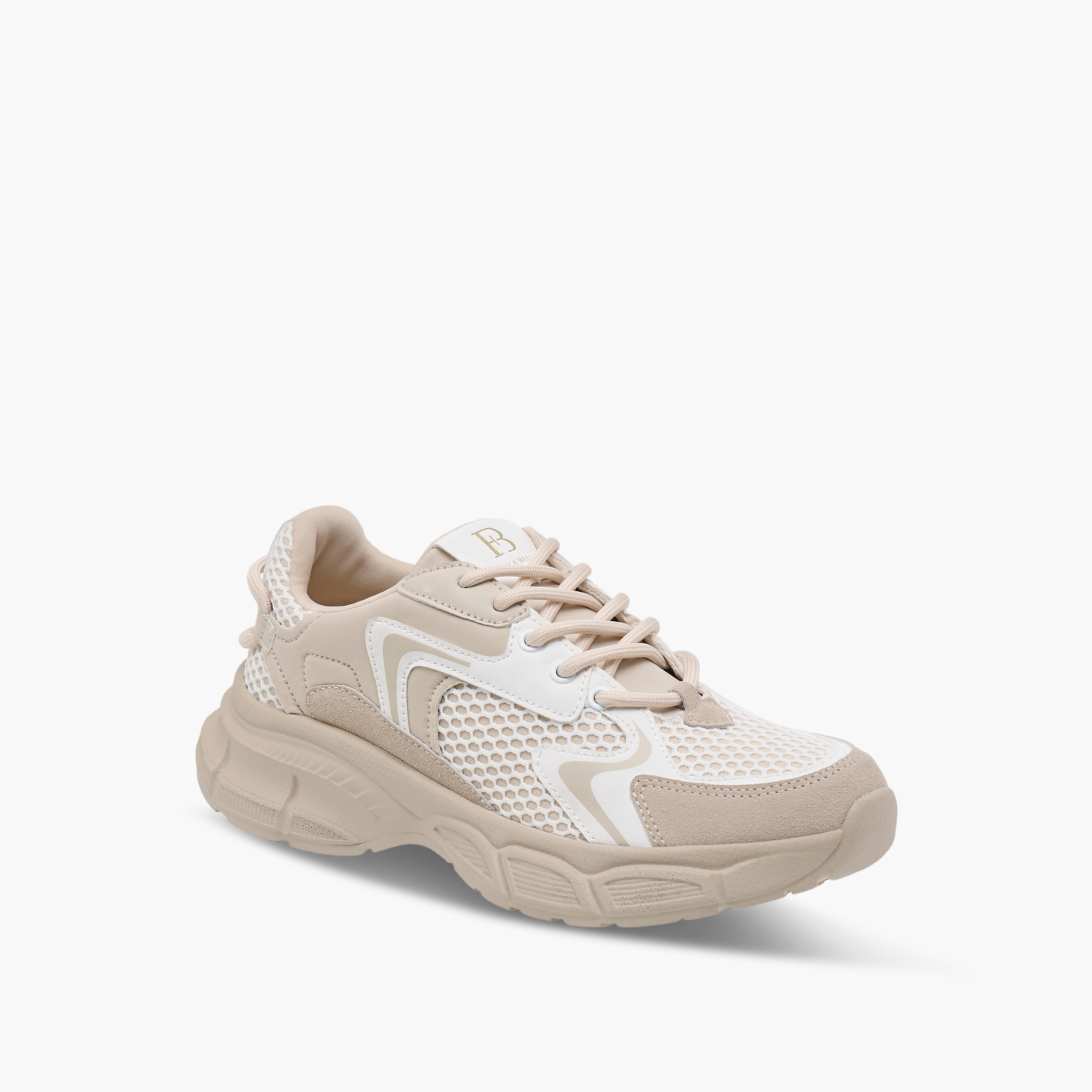 Flora Bella Panelled Lace-Up Sneakers-women-shoes-sneakers-image-2