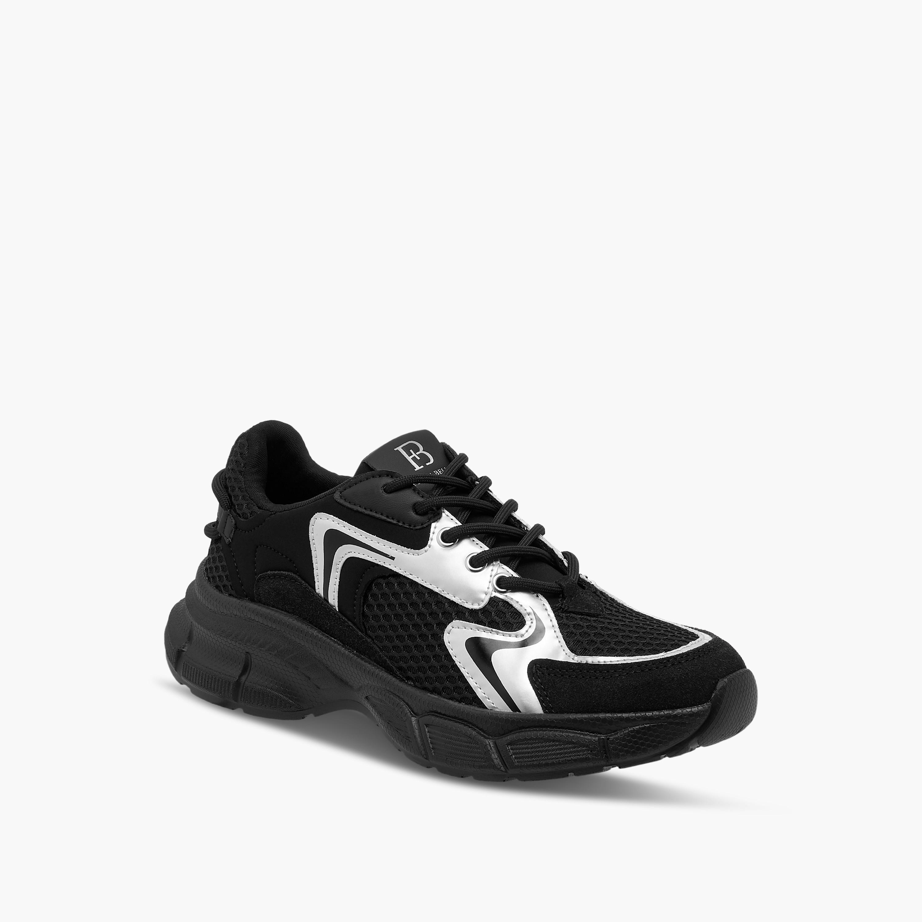 Flora Bella Panelled Lace-Up Sneakers-women-shoes-sneakers-image-2
