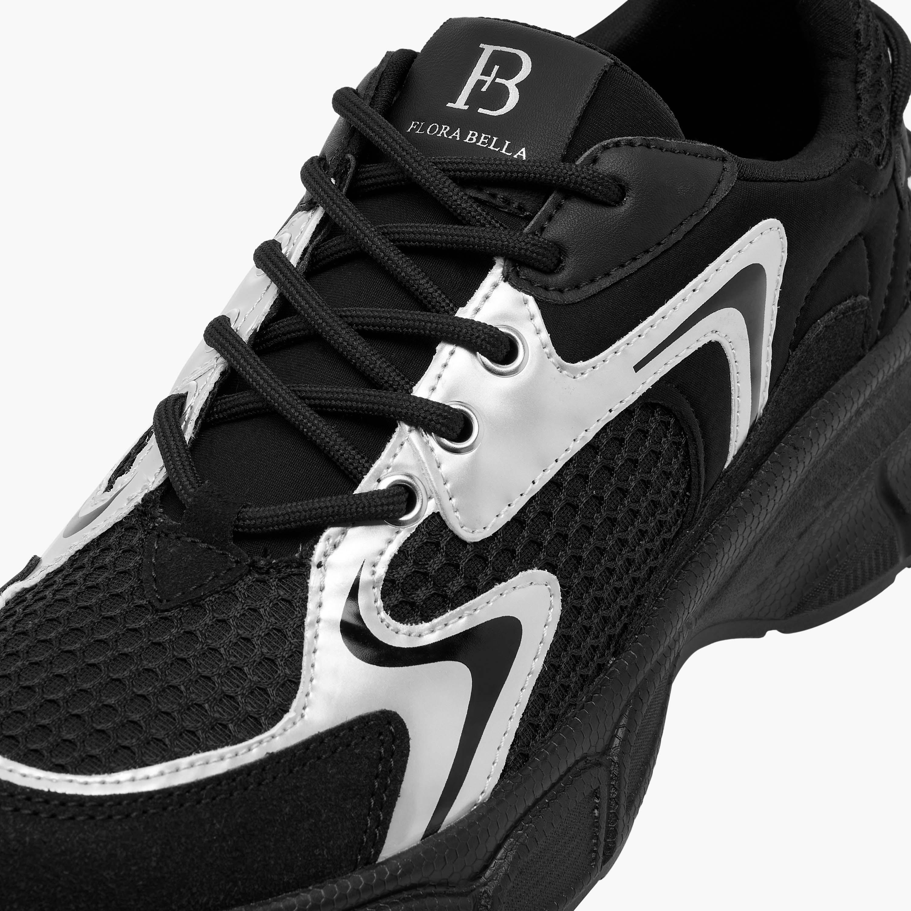 Flora Bella Panelled Lace-Up Sneakers-women-shoes-sneakers-image-4