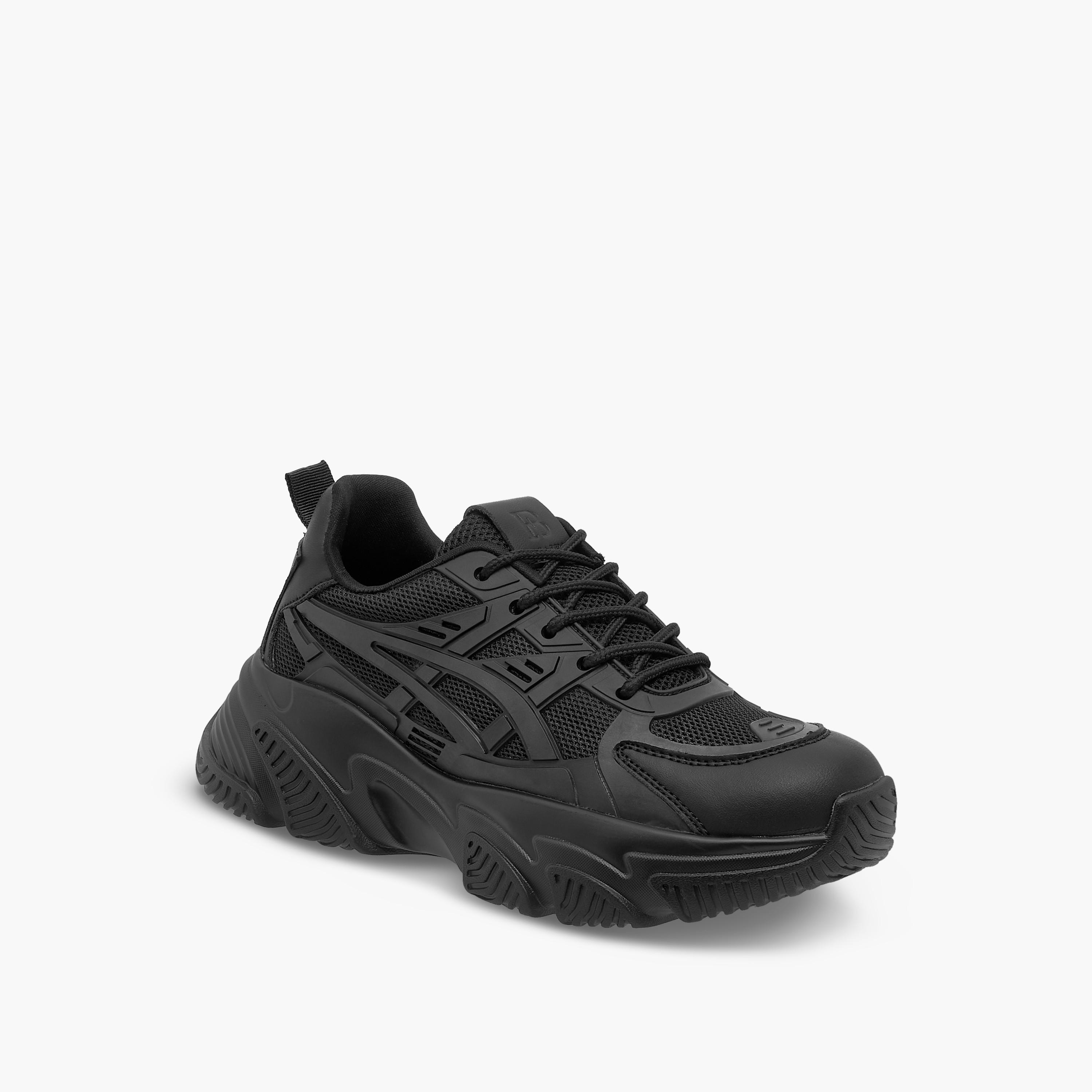 Flora Bella Panelled Sneakers with Lace-Up Closure-women-shoes-sneakers-image-2