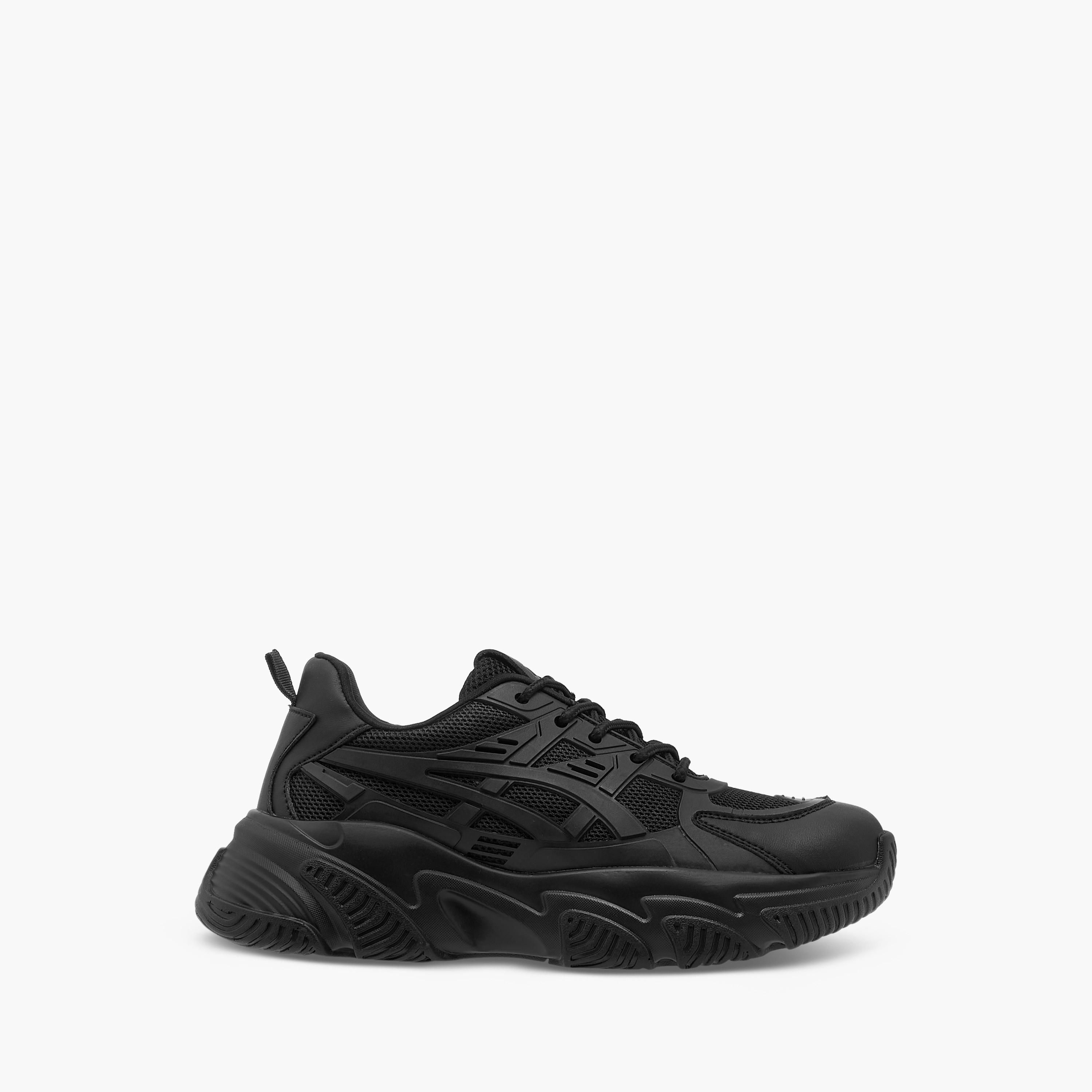 Flora Bella Panelled Sneakers with Lace-Up Closure-women-shoes-sneakers-image-3