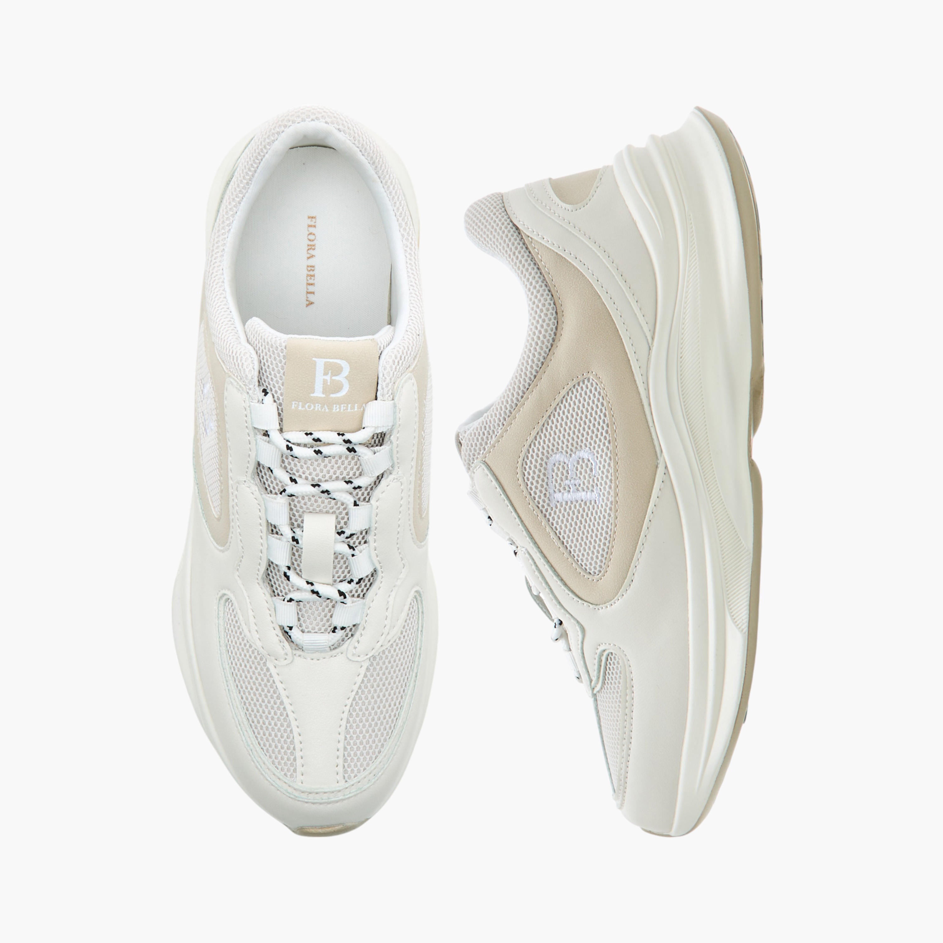 Flora Bella Panelled Lace-Up Sneakers-women-shoes-sneakers-image-1