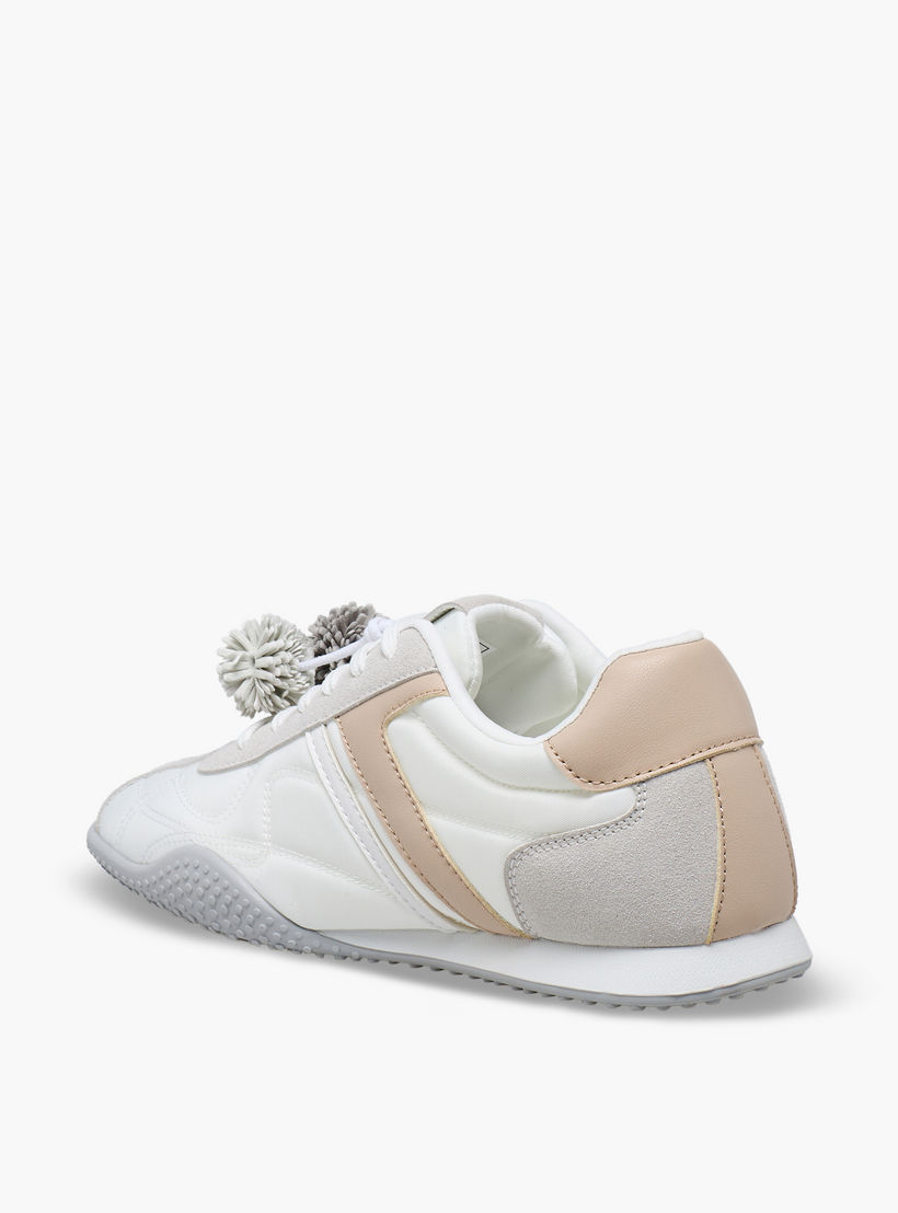 حذاء سنيكرز برقبة للكاحل وزينة بوم بوم للنساء من فلورا بيلا-women-shoes-sneakers-image-5