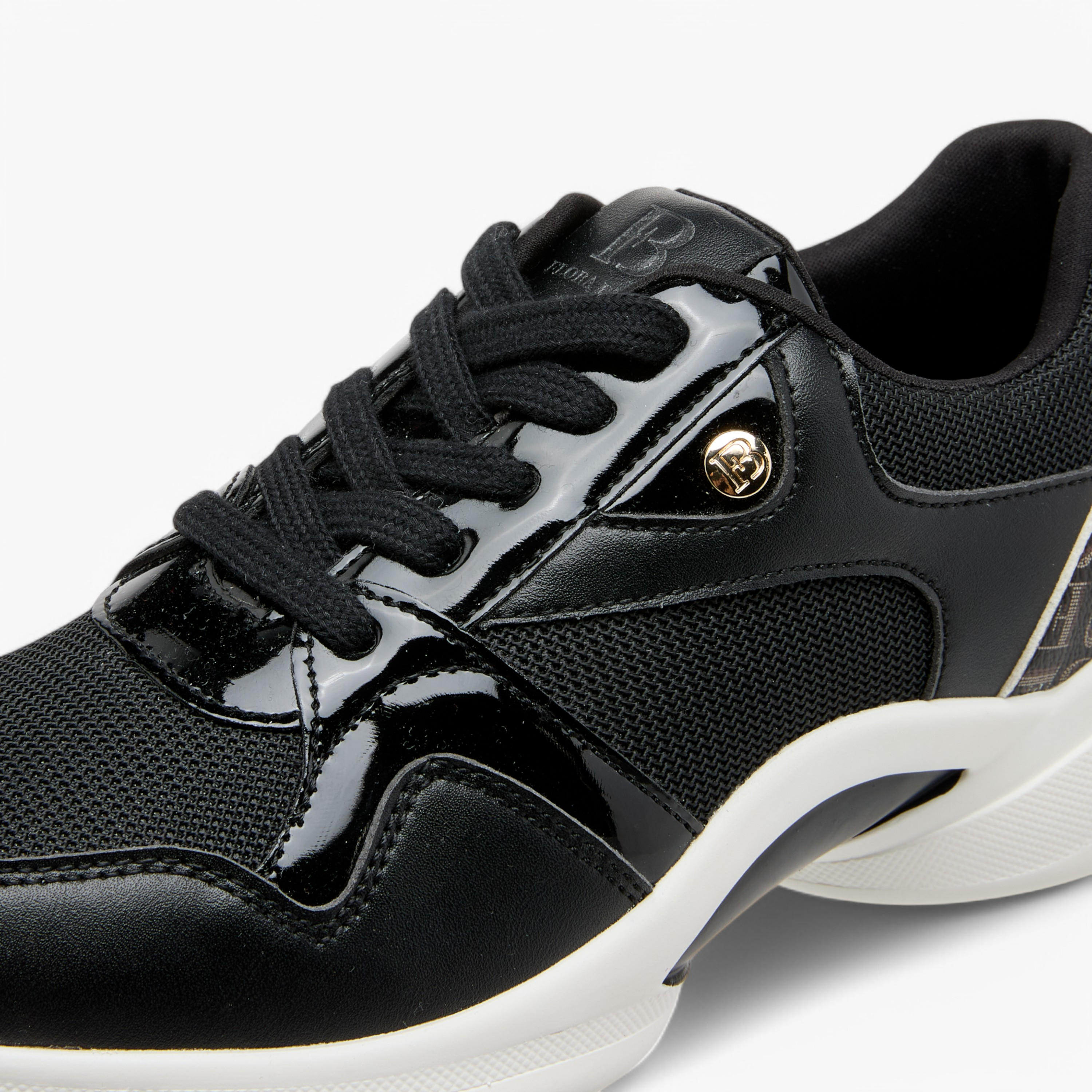 Flora Bella Monogram Detail Lace-Up Sneakers-women-shoes-sneakers-image-4