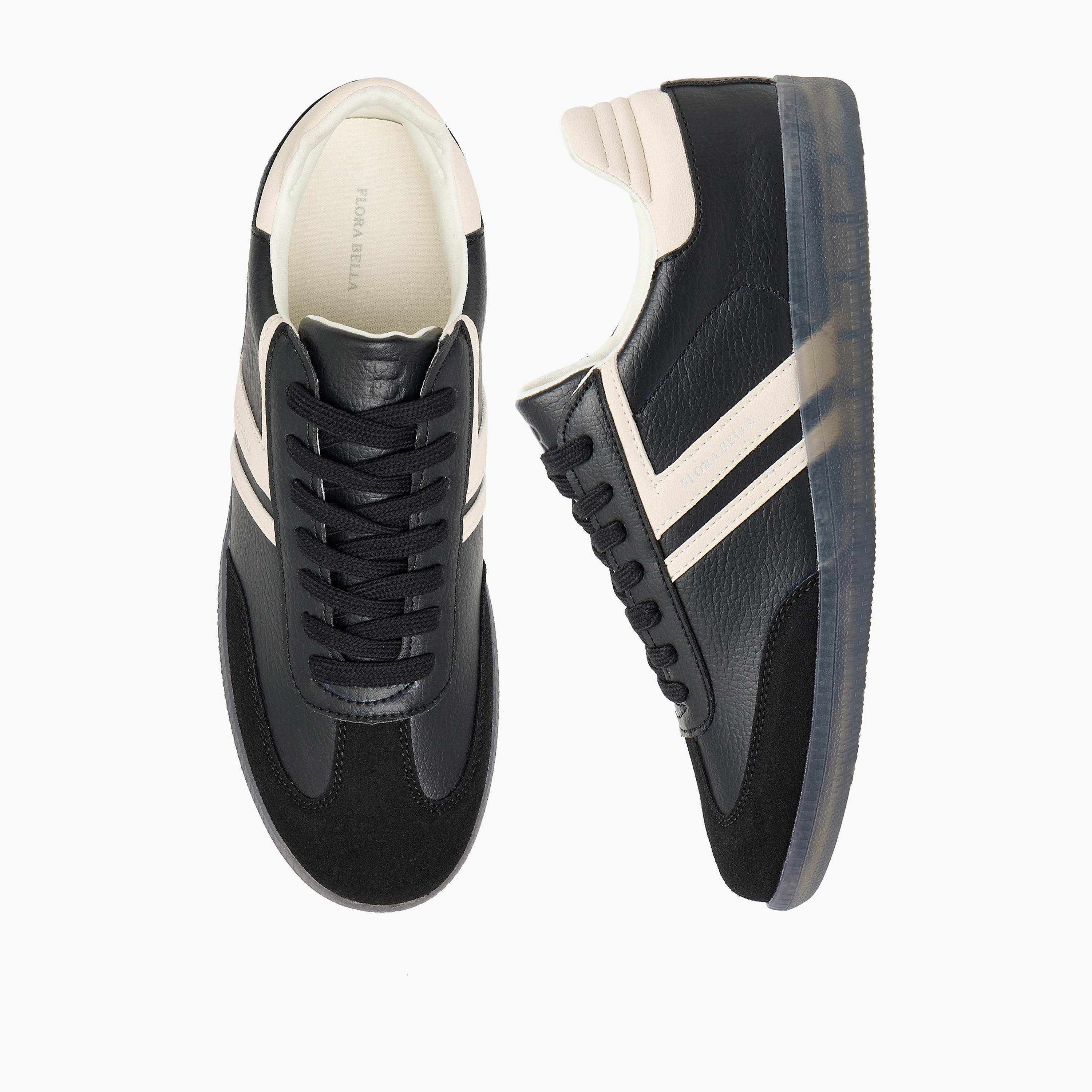Flora Bella Women Panelled Lace-Up Sneakers-women-shoes-sneakers-image-1