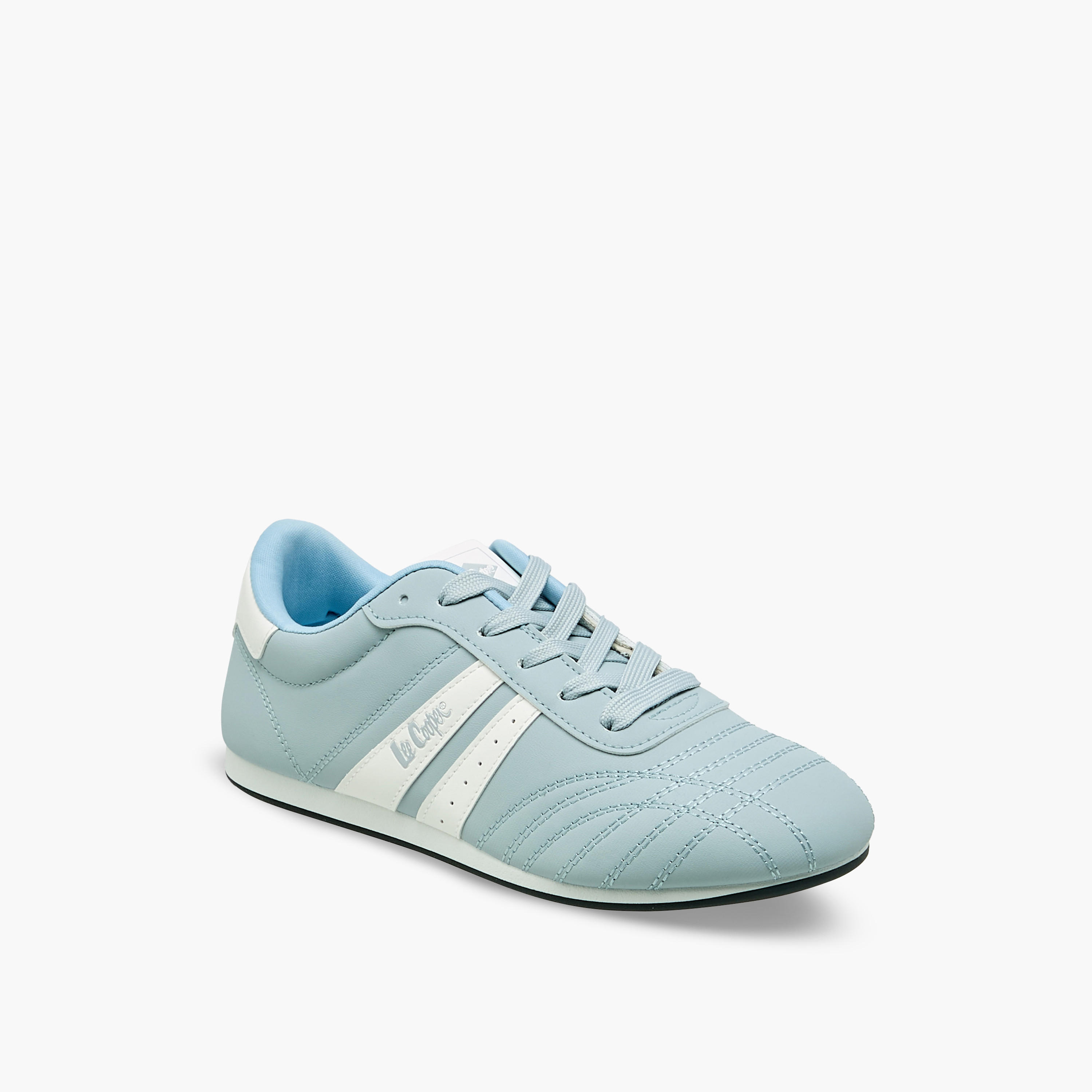 Lee Cooper Women Panelled Lace-Up Ankle Sneakers-women-shoes-sneakers-image-2