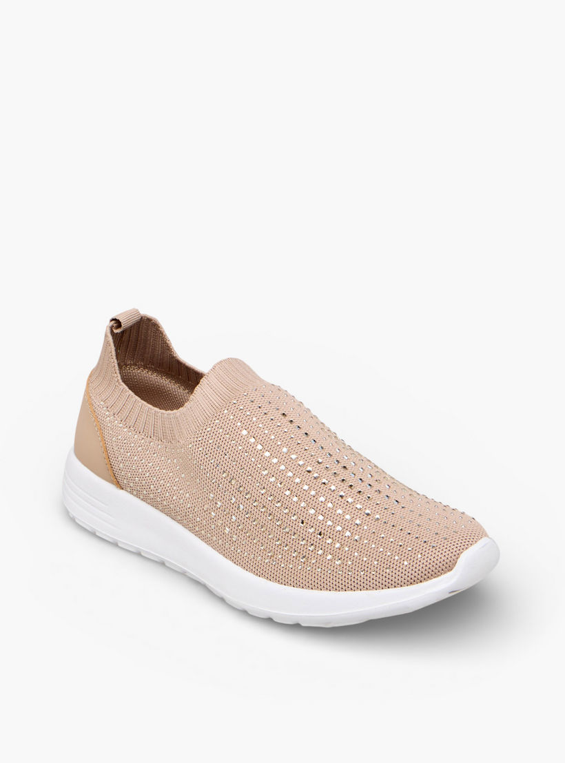 Flora Bella Women Embellished Slip-On Sneakers-women-shoes-sneakers-image-2