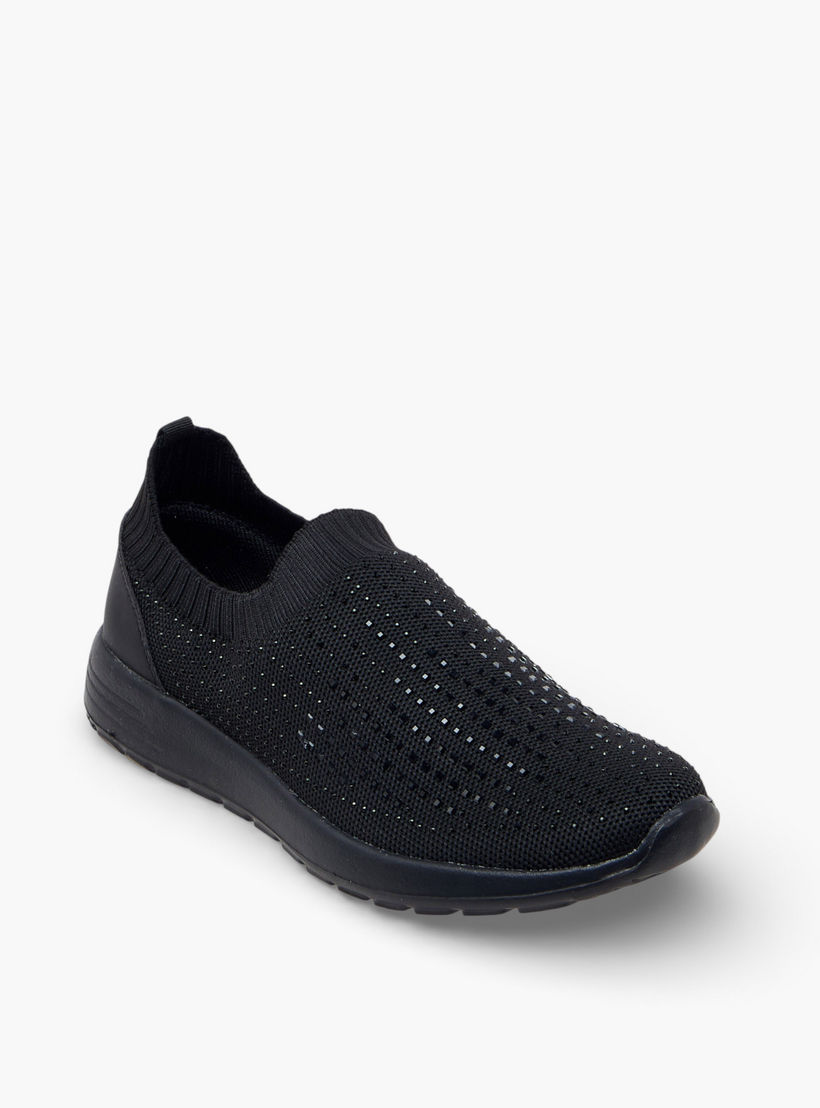 Flora Bella Women Embellished Slip-On Sneakers-women-shoes-sneakers-image-2