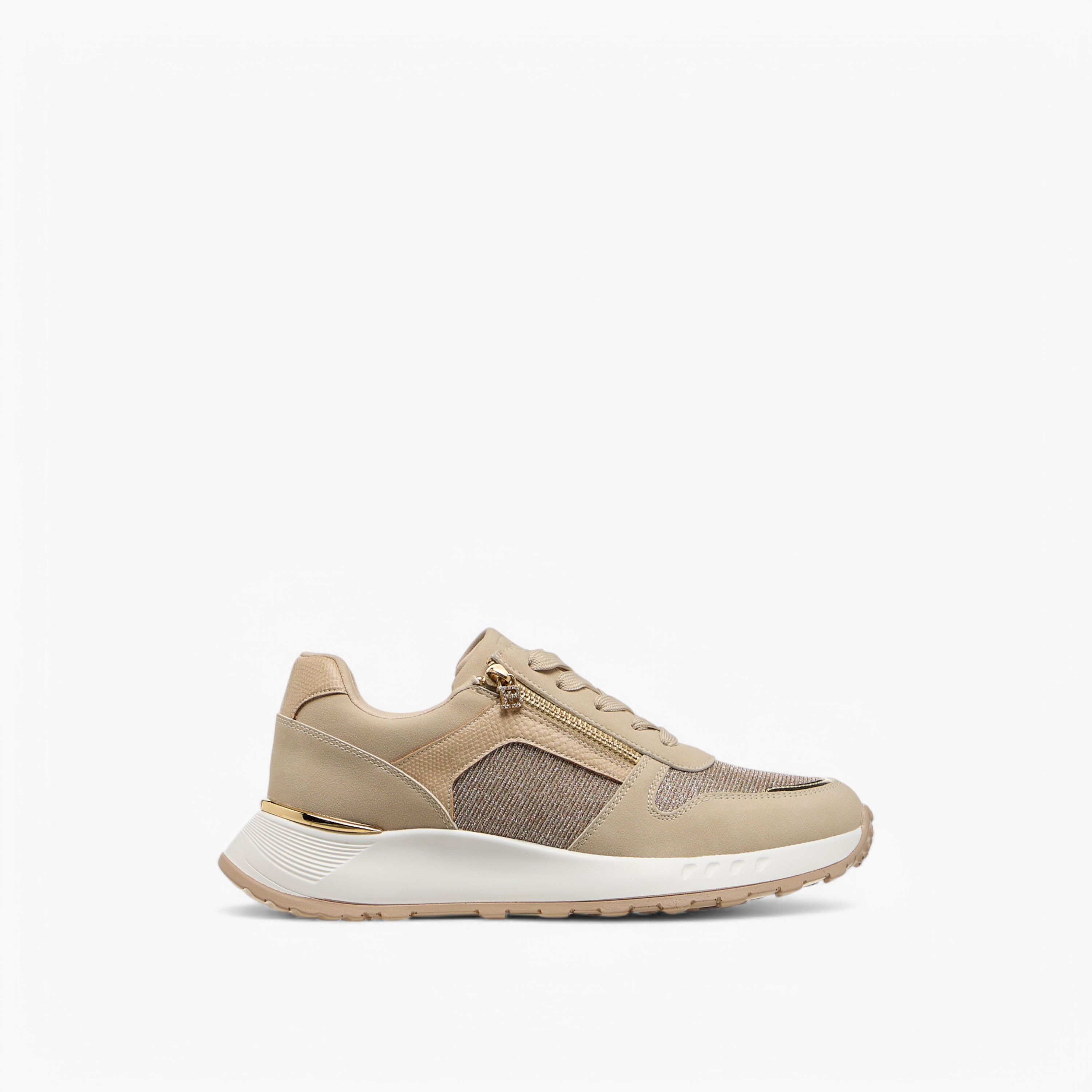 حذاء سنيكرز بألواح جليتر بارزة الملمس ورباط إغلاق من فلورا بيلا-women-shoes-sneakers-image-3
