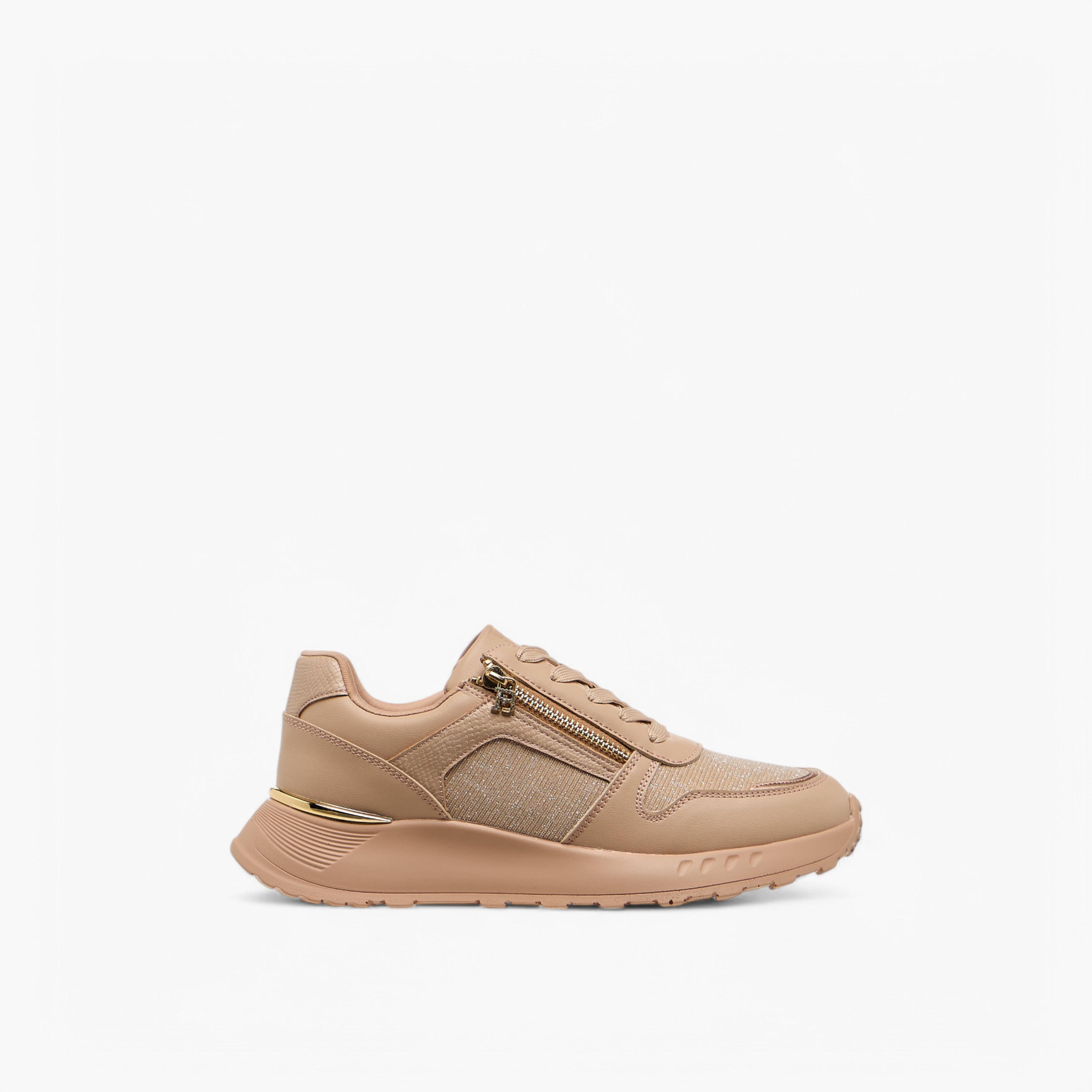 Flora Bella Glitter Panelled Sneakers with Lace-Up Closure-women-shoes-sneakers-image-3