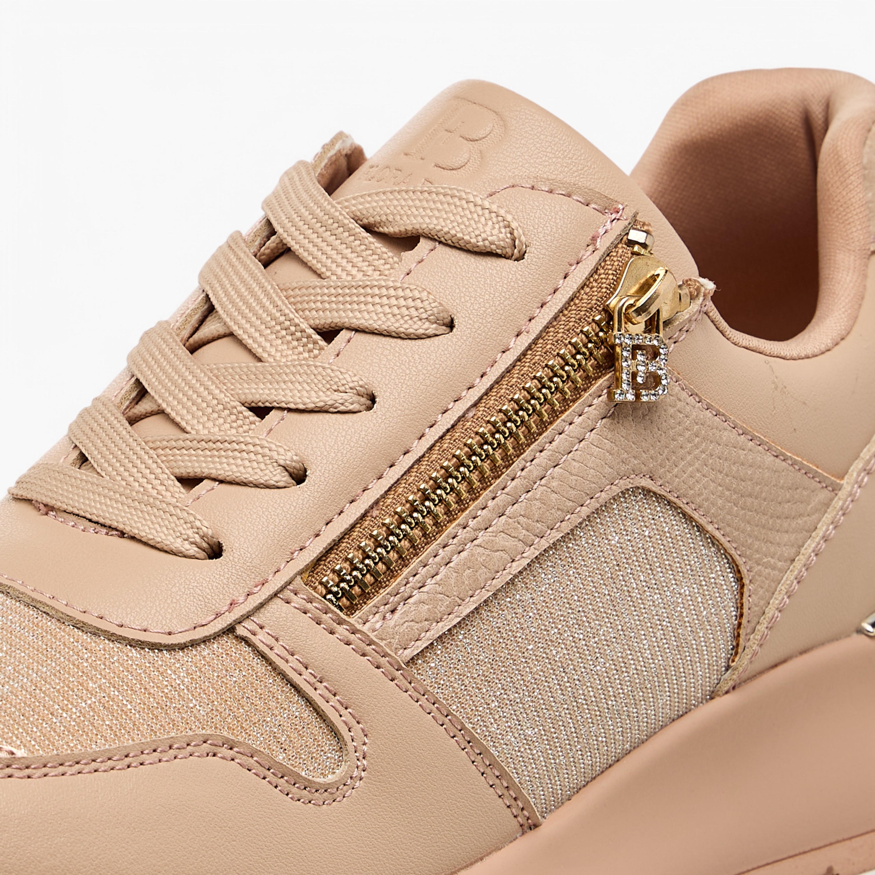Flora Bella Glitter Panelled Sneakers with Lace-Up Closure-women-shoes-sneakers-image-4