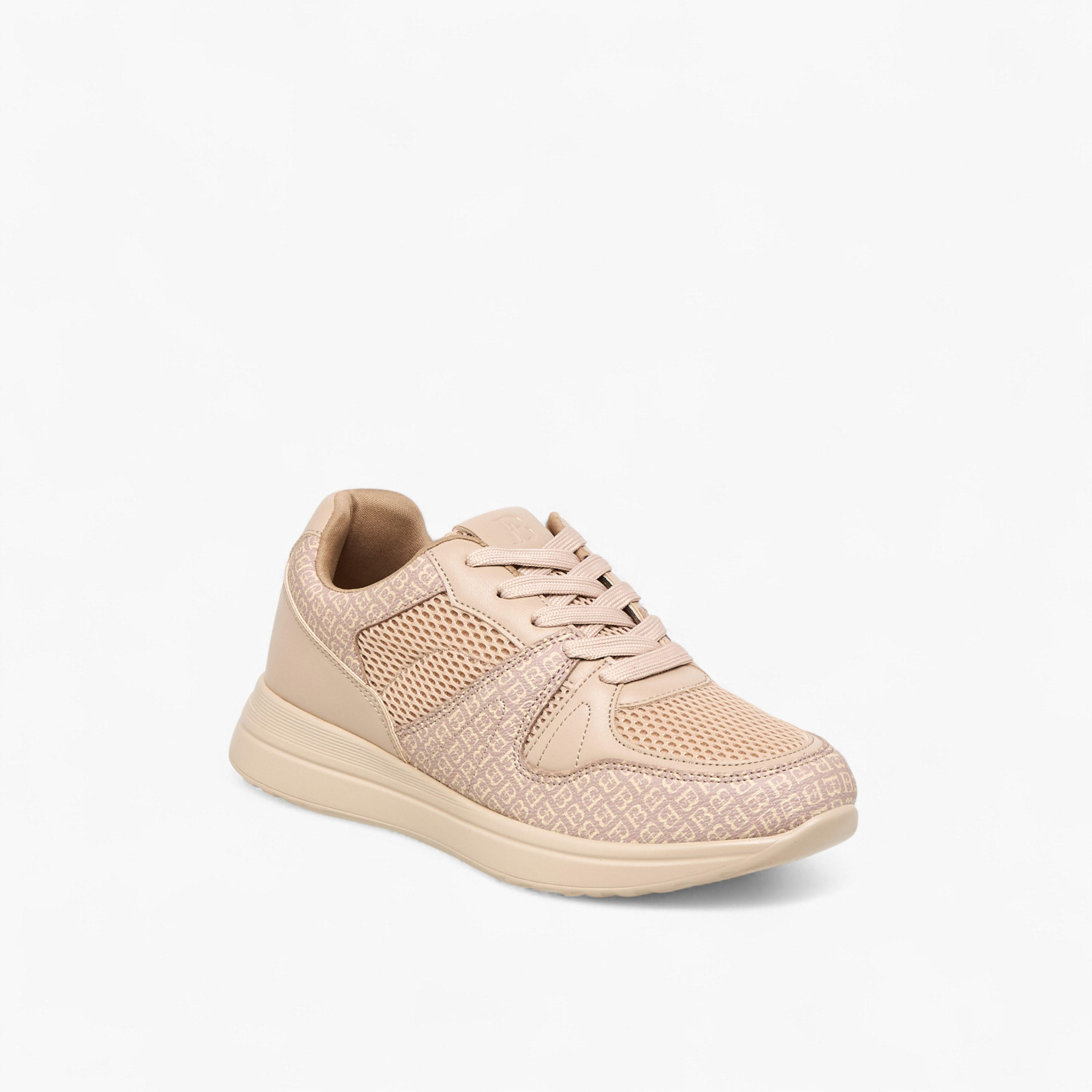 Flora Bella Women Mongram Print Lace-Up Sneakers-women-shoes-sneakers-image-3